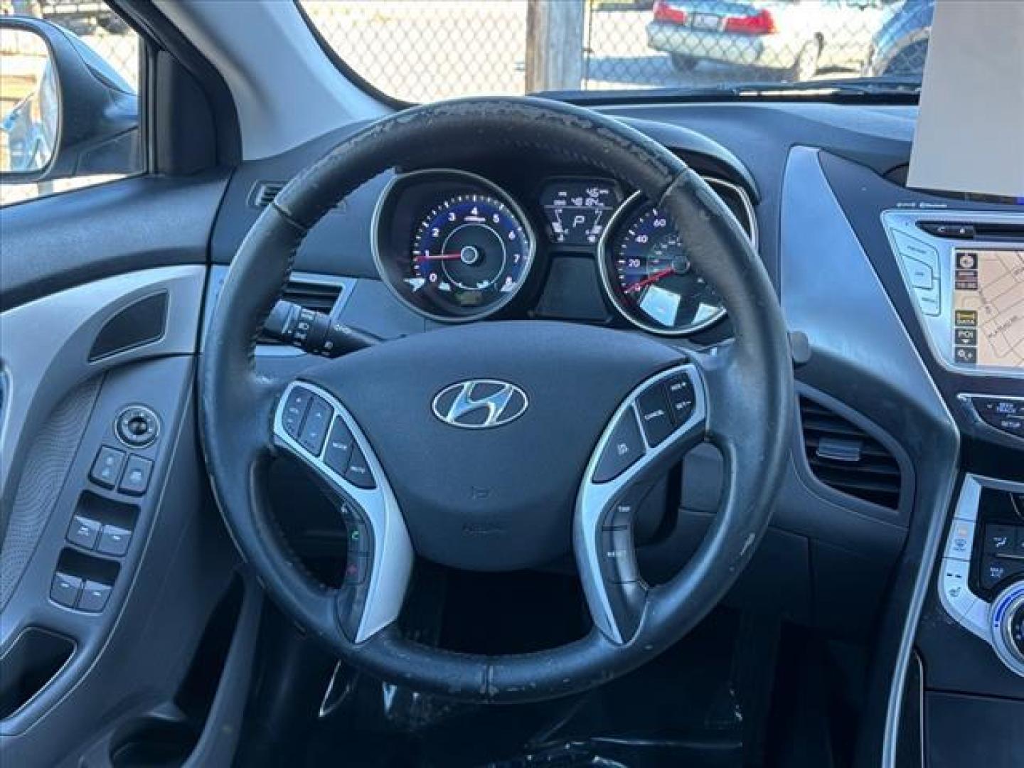 2012 Silver Hyundai ELANTRA Limited (5NPDH4AE6CH) with an 1.8L 1.8L I4 148hp 131ft. lbs. Sequential Fuel Injection engine, 6-Speed Shiftable Automatic transmission, located at 50 Eastern Blvd., Essex, MD, 21221, (410) 686-3444, 39.304367, -76.484947 - Photo#12