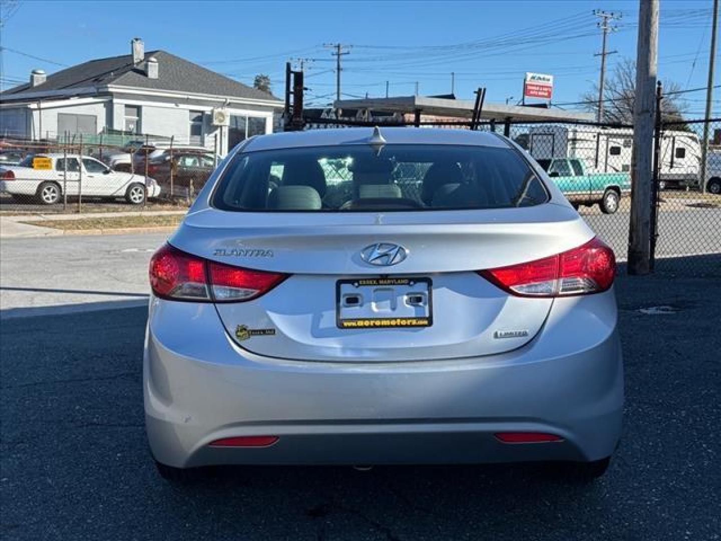 2012 Silver Hyundai ELANTRA Limited (5NPDH4AE6CH) with an 1.8L 1.8L I4 148hp 131ft. lbs. Sequential Fuel Injection engine, 6-Speed Shiftable Automatic transmission, located at 50 Eastern Blvd., Essex, MD, 21221, (410) 686-3444, 39.304367, -76.484947 - Photo#3