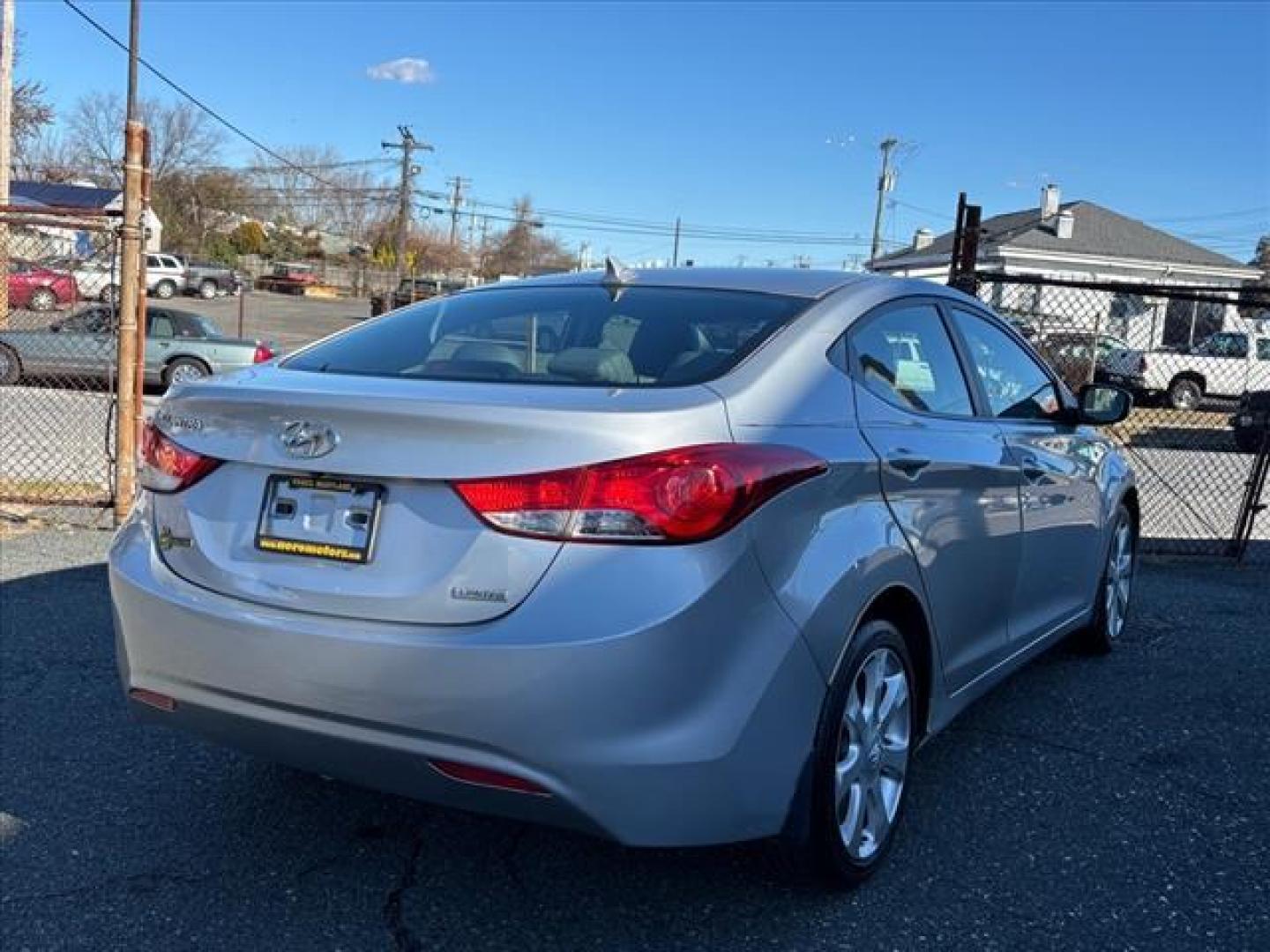 2012 Silver Hyundai ELANTRA Limited (5NPDH4AE6CH) with an 1.8L 1.8L I4 148hp 131ft. lbs. Sequential Fuel Injection engine, 6-Speed Shiftable Automatic transmission, located at 50 Eastern Blvd., Essex, MD, 21221, (410) 686-3444, 39.304367, -76.484947 - Photo#4