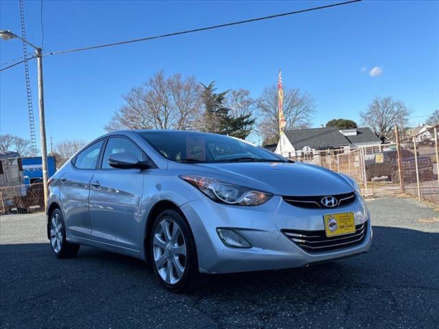 2012 Silver Hyundai ELANTRA Limited (5NPDH4AE6CH) with an 1.8L 1.8L I4 148hp 131ft. lbs. Sequential Fuel Injection engine, 6-Speed Shiftable Automatic transmission, located at 50 Eastern Blvd., Essex, MD, 21221, (410) 686-3444, 39.304367, -76.484947 - Photo#6