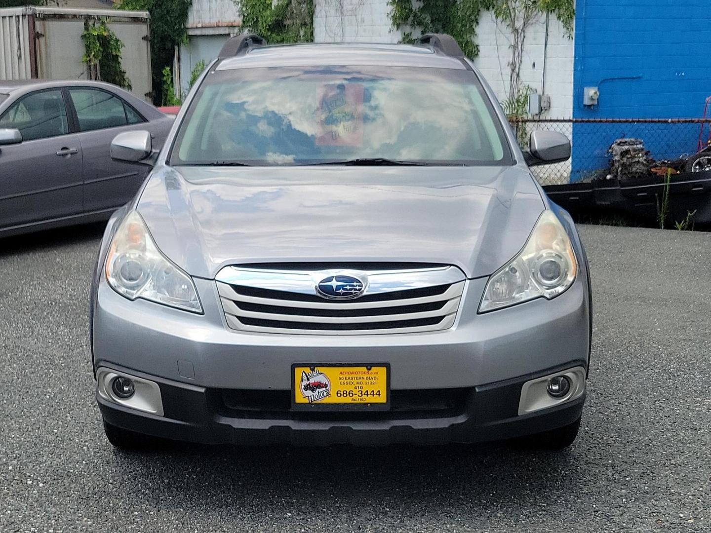 2010 Steel Silver Metallic - SSM /Off Black - BLC Subaru Outback Prem All-Weathr/Pwr Moon (4S4BRBGC5A3) with an 2.5L SOHC SMPI 16-valve 4-cyl boxer engine engine, located at 50 Eastern Blvd., Essex, MD, 21221, (410) 686-3444, 39.304367, -76.484947 - Experience comfort and reliability with this 2010 Subaru Outback, finished beautifully in a steel silver metallic exterior, complemented by a sleek off-black interior. Crafted for the adventurous, this Outback is powered by a robust 2.5l SOHC SMPI 16-valve 4-cylinder boxer engine, promising unrivale - Photo#1