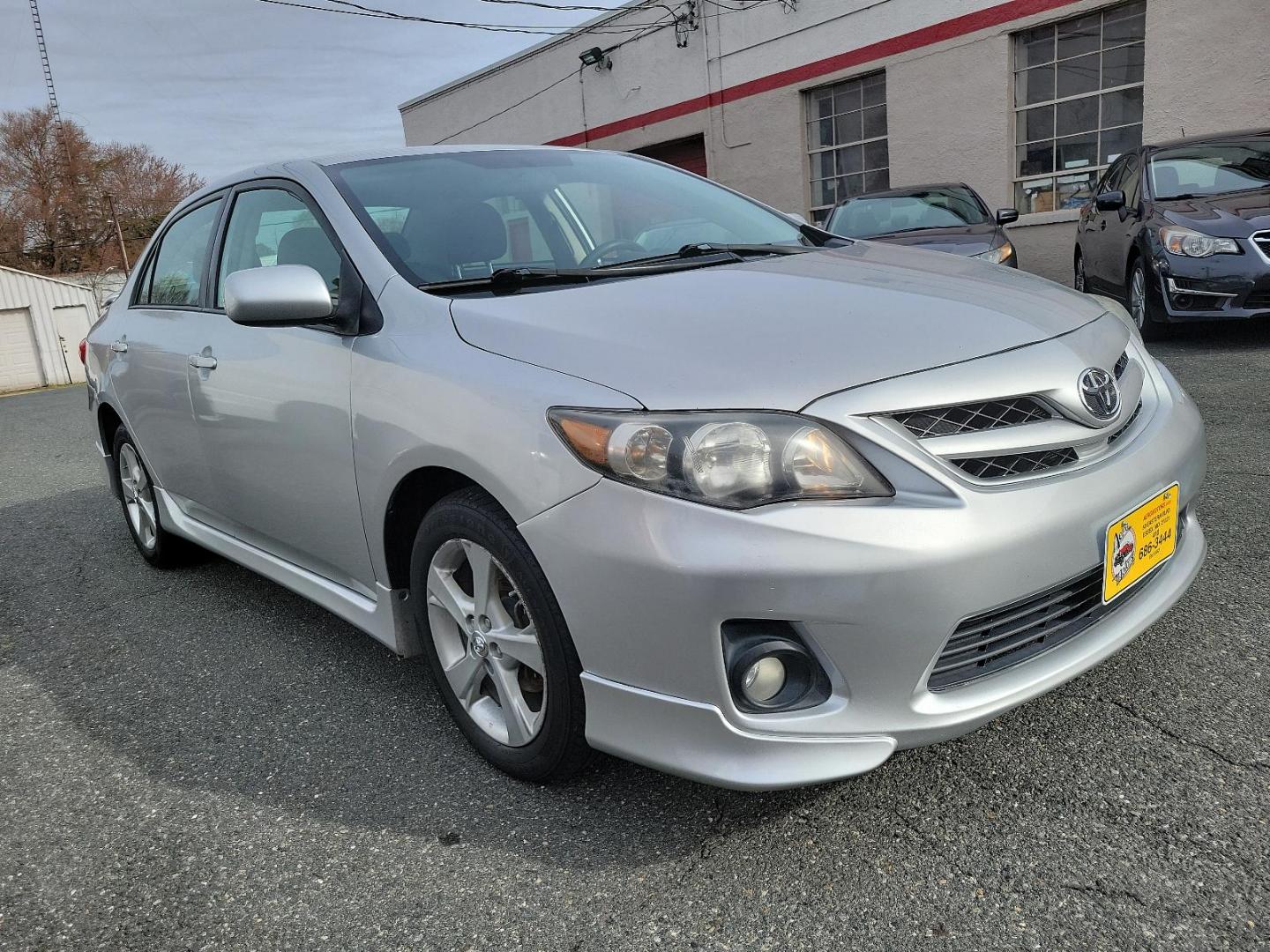 2011 Classic Silver Metallic - 1F7 /Dark Charcoal - FD17 Toyota Corolla S (2T1BU4EE3BC) with an 1.8L DOHC SFI 16-valve VVT-i I4 engine engine, located at 50 Eastern Blvd., Essex, MD, 21221, (410) 686-3444, 39.304367, -76.484947 - Introducing the stunning 2011 Toyota Corolla S 4-door sedan, finished in a captivating silver exterior. This highly sought-after model boasts an efficient 1.8L DOHC SFI 16-valve VVT-i I4 engine, designed with Toyota's advanced engine technology for an exceptional mix of performance and fuel efficien - Photo#2