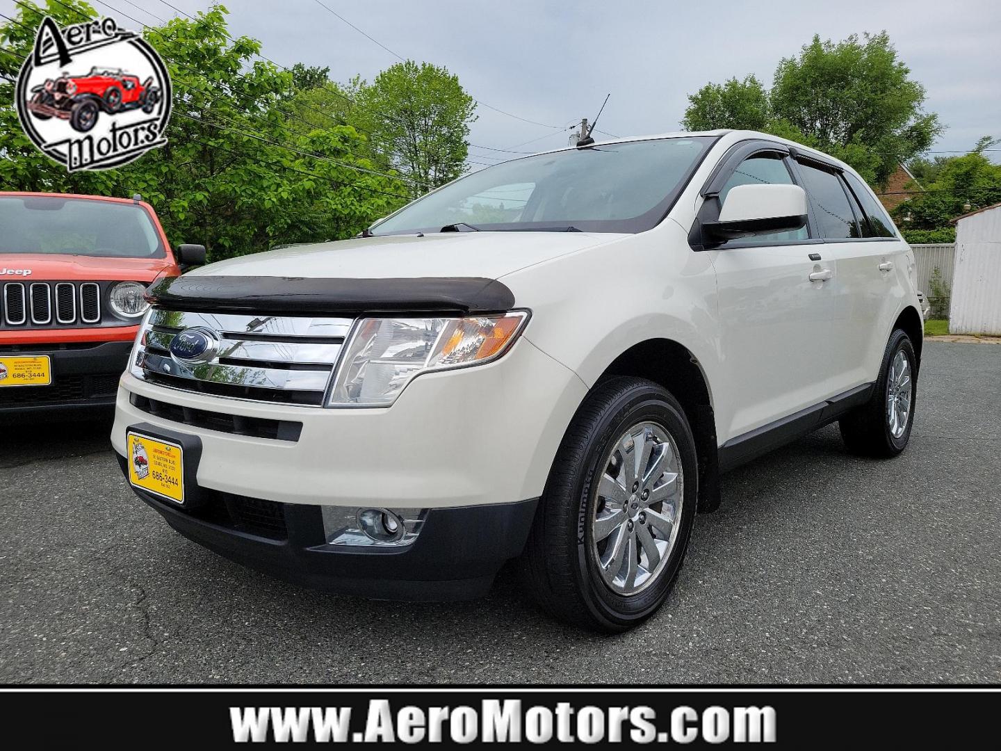 2009 White Platinum Tri-Coat - UG /Medium light stone - 2L Ford Edge SEL (2FMDK48C19B) with an 3.5L V6 DURATEC ENGINE engine, located at 50 Eastern Blvd., Essex, MD, 21221, (410) 686-3444, 39.304367, -76.484947 - Step into sophistication with this 2009 Ford Edge SEL, a masterpiece of design and performance. Outshining competitors, it's distinctively finished in a White Platinum Tri-Coat - UG exterior, matched flawlessly by a Medium Light Stone - 2L interior. The dynamic All-Wheel Drive (AWD) capability ensur - Photo#0