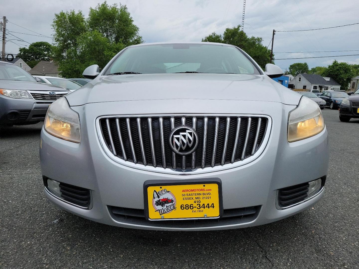 2011 Quicksilver Metallic - GAN /Ebony - AFA Buick Regal CXL RL4 (W04GS5EC2B1) with an ENGINE, 2.4L ECOTEC DOHC, 4-CYLINDER SIDI (SPARK IGNITION DIRECT INJECTION) WITH VVT (VARIABLE VALVE TIMING) engine, located at 50 Eastern Blvd., Essex, MD, 21221, (410) 686-3444, 39.304367, -76.484947 - Drive in style and comfort with this 2011 Buick Regal CXL RL4 sedan, an exemplar of automotive prestige and innovation. Limited in availability, this gem features a robust 2.4L ECOTEC DOHC, 4-cylinder SIDI engine complete with Spark Ignition Direct Injection and Variable Valve Timing for seamless po - Photo#1