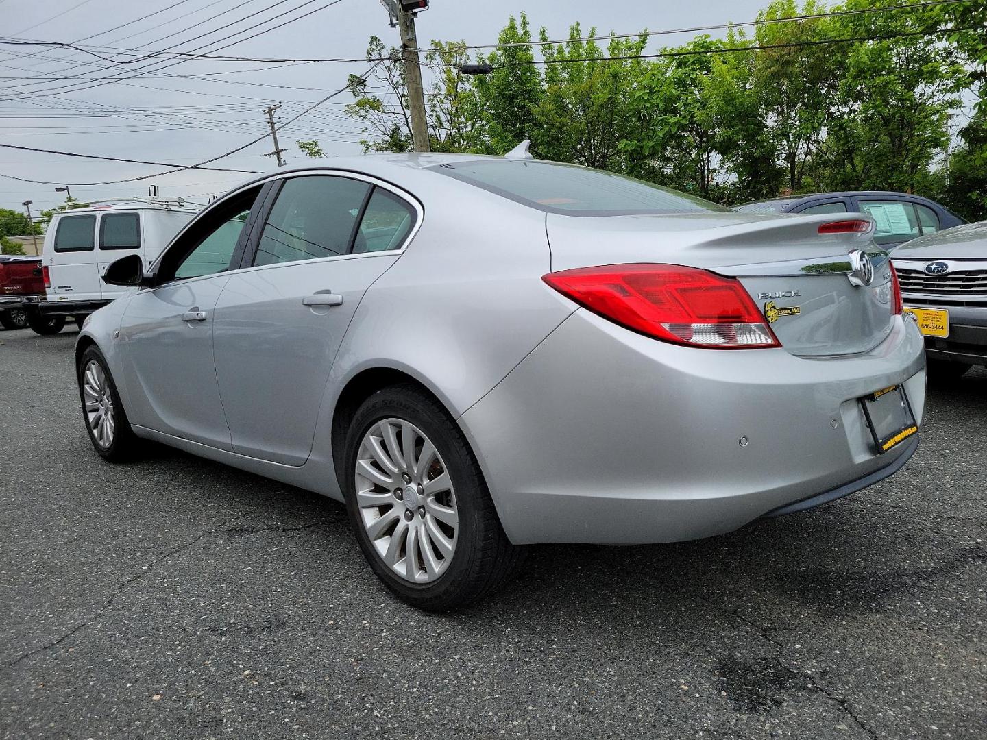 2011 Quicksilver Metallic - GAN /Ebony - AFA Buick Regal CXL RL4 (W04GS5EC2B1) with an ENGINE, 2.4L ECOTEC DOHC, 4-CYLINDER SIDI (SPARK IGNITION DIRECT INJECTION) WITH VVT (VARIABLE VALVE TIMING) engine, located at 50 Eastern Blvd., Essex, MD, 21221, (410) 686-3444, 39.304367, -76.484947 - Drive in style and comfort with this 2011 Buick Regal CXL RL4 sedan, an exemplar of automotive prestige and innovation. Limited in availability, this gem features a robust 2.4L ECOTEC DOHC, 4-cylinder SIDI engine complete with Spark Ignition Direct Injection and Variable Valve Timing for seamless po - Photo#5