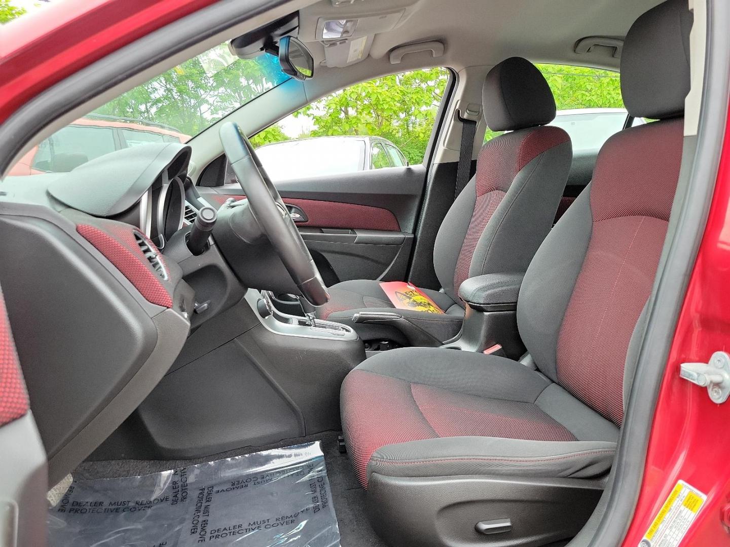 2011 Crystal Red Metallic Tintcoat - GBE /Jet Black/Sport Red - ABY Chevrolet Cruze LT w/1LT (1G1PF5S95B7) with an ENGINE, ECOTEC TURBO 1.4L VARIABLE VALVE TIMING DOHC 4-CYLINDER SEQUENTIAL MFI, TURBO engine, located at 50 Eastern Blvd., Essex, MD, 21221, (410) 686-3444, 39.304367, -76.484947 - Experience the premium blend of performance and style in this 2011 Chevrolet Cruze LT w/1LT 4dr sdn lt w/1lt. Captivating in a striking crystal red metallic tintcoat - GBE exterior, this luxury sedan boasts a stylish Jet Black/Sport Red - ABY interior that exudes sophistication. Powered by an ECOTEC - Photo#12