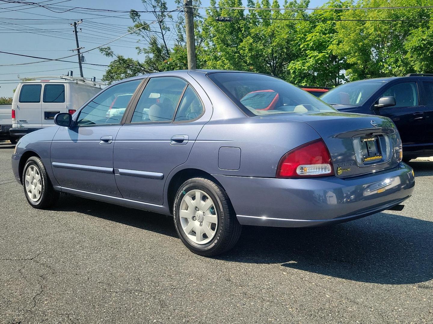 2000 Deja Blue Metallic - BT1 /Stone - X Nissan Sentra GXE (3N1CB51D2YL) with an 1.8L DOHC 16-valve 4-cyl engine engine, located at 50 Eastern Blvd., Essex, MD, 21221, (410) 686-3444, 39.304367, -76.484947 - Introducing the 2000 Nissan Sentra, a blend of performance, functionality, and style. This compact sedan, a standout in its class, boasts a stunning blue exterior that adds a pop of colour to its well-crafted aesthetic. The Sentra is equipped with advanced Japanese engineering known for reliability - Photo#5