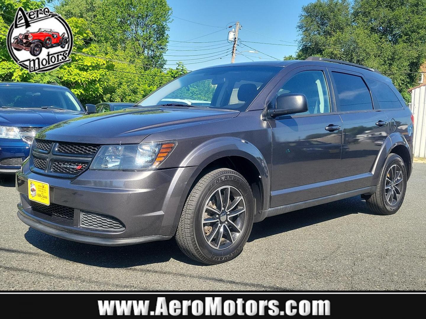 2017 Granite Pearlcoat - PAU /Black - E5X9 Dodge Journey SE (3C4PDCAB2HT) with an ENGINE: 2.4L I4 DOHC 16V DUAL VVT engine, located at 50 Eastern Blvd., Essex, MD, 21221, (410) 686-3444, 39.304367, -76.484947 - Experience the blend of style, comfort, and performance with the 2017 Dodge Journey SE with FWD. Encased in an elegant granite pearlcoat exterior, the car exudes a robust and sophisticated appeal. The interior is just as impressive with its immaculate black finish, reflecting a perfect blend of luxu - Photo#0