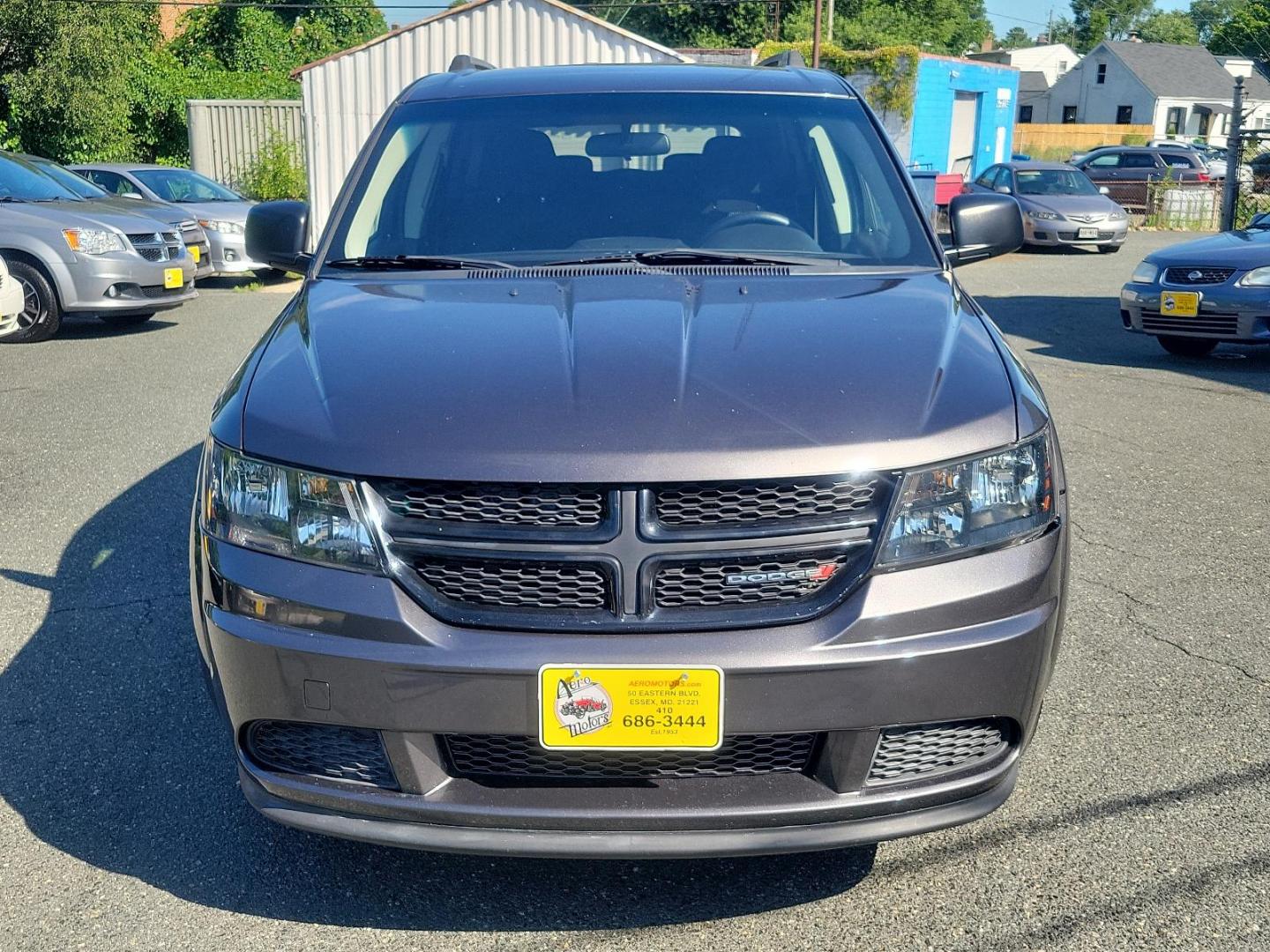 2017 Granite Pearlcoat - PAU /Black - E5X9 Dodge Journey SE (3C4PDCAB2HT) with an ENGINE: 2.4L I4 DOHC 16V DUAL VVT engine, located at 50 Eastern Blvd., Essex, MD, 21221, (410) 686-3444, 39.304367, -76.484947 - Experience the blend of style, comfort, and performance with the 2017 Dodge Journey SE with FWD. Encased in an elegant granite pearlcoat exterior, the car exudes a robust and sophisticated appeal. The interior is just as impressive with its immaculate black finish, reflecting a perfect blend of luxu - Photo#1