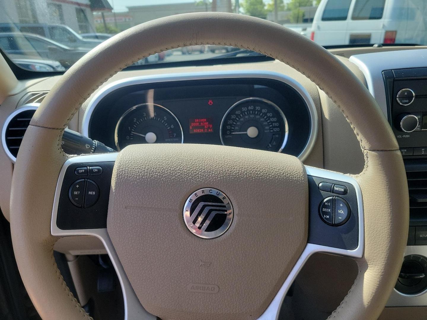 2008 White Chocolate Tri-Coat - PV /Camel - C Mercury Mountaineer (4M2EU47E38U) with an 4.0L SOHC 12-VALVE V6 ENGINE engine, located at 50 Eastern Blvd., Essex, MD, 21221, (410) 686-3444, 39.304367, -76.484947 - Presenting a stunning 2008 Mercury Mountaineer AWD 4Dr V6, a blend of power, luxury, and style. This captivating vehicle, with its gorgeous White Chocolate Tri-Coat PV exterior, turns heads everywhere it goes. The chic, camel-colored interior radiates a vibe of elegance while also ensuring an indulg - Photo#17