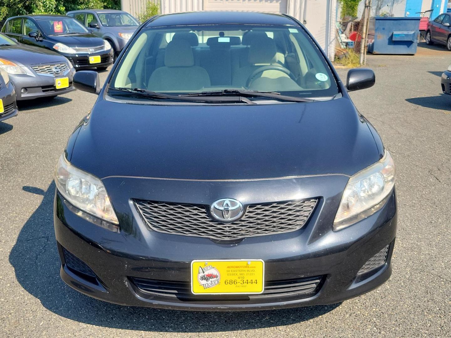 2010 Black Sand Pearl - 209 /Ash - FC16 Toyota Corolla LE (2T1BU4EE5AC) with an 1.8L DOHC SFI 16-valve VVT-i 4-cyl engine engine, located at 50 Eastern Blvd., Essex, MD, 21221, (410) 686-3444, 39.304367, -76.484947 - Introducing the sophisticated 2010 Toyota Corolla LE 4dr sedan, finished in a stunning Black Sand Pearl - 209 exterior that's perfectly complemented by an Ash - FC16 interior. Powered by a fuel-efficient 1.8L DOHC SFI 16-valve VVT-I 4-cylinder engine, this sleek vehicle masterfully combines performa - Photo#1