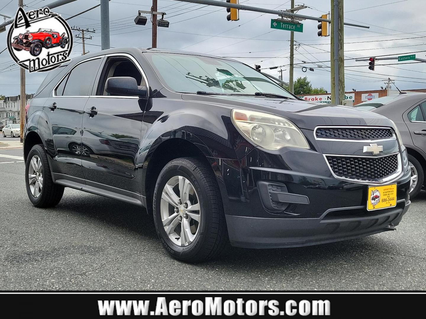 2013 Black - GBA /Light Titanium/Jet Black - AFI Chevrolet Equinox LS (2GNALBEK5D1) with an ENGINE, 2.4L DOHC 4-CYLINDER SIDI (SPARK IGNITION DIRECT INJECTION) engine, located at 50 Eastern Blvd., Essex, MD, 21221, (410) 686-3444, 39.304367, -76.484947 - Discover the perfect blend of style and efficiency with this stunning 2013 Chevrolet Equinox LS FWD 4dr LS. Dressed in an eye-catching black exterior which perfectly accents the luxurious light titanium/jet black interior, this beauty is sure to make heads turn. Under the hood, you'll find a powerfu - Photo#0