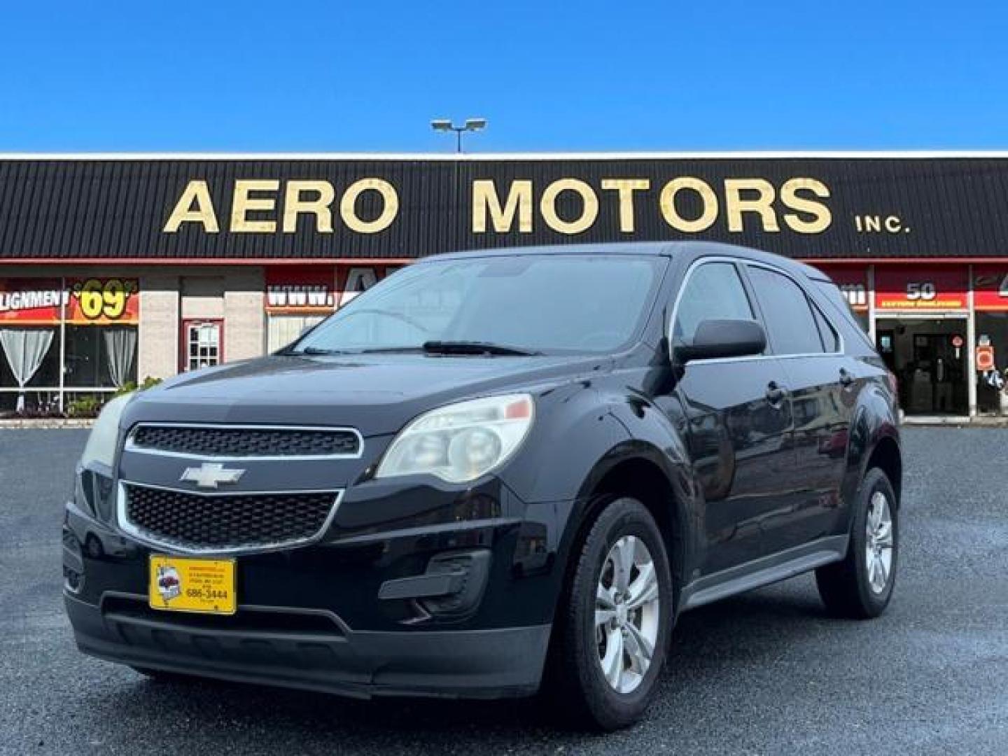 2013 Black Gba Chevrolet Equinox LS (2GNALBEK5D1) with an 2.4L 4 Cylinder Fuel Injected engine, FWD transmission, located at 50 Eastern Blvd., Essex, MD, 21221, (410) 686-3444, 39.304367, -76.484947 - Photo#0