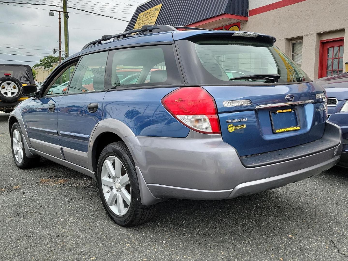 2008 Newport Blue Pearl - NBP /Off Black - BLC Subaru Outback LL Bean w/Nav (4S4BP61C787) with an 2.5L SOHC SMPI 16-valve 4-cyl boxer engine engine, located at 50 Eastern Blvd., Essex, MD, 21221, (410) 686-3444, 39.304367, -76.484947 - Immerse yourself in the driving pleasure of this 2008 Subaru Outback LL Bean w/Nav, a testament to reliability, performance, and comfort. Strikingly presented in a sophisticated Newport Blue Pearl exterior, it boasts a refined Off-Black interior. Under the hood, you'll find a potent 2.5L SOHC SMPI 1 - Photo#3