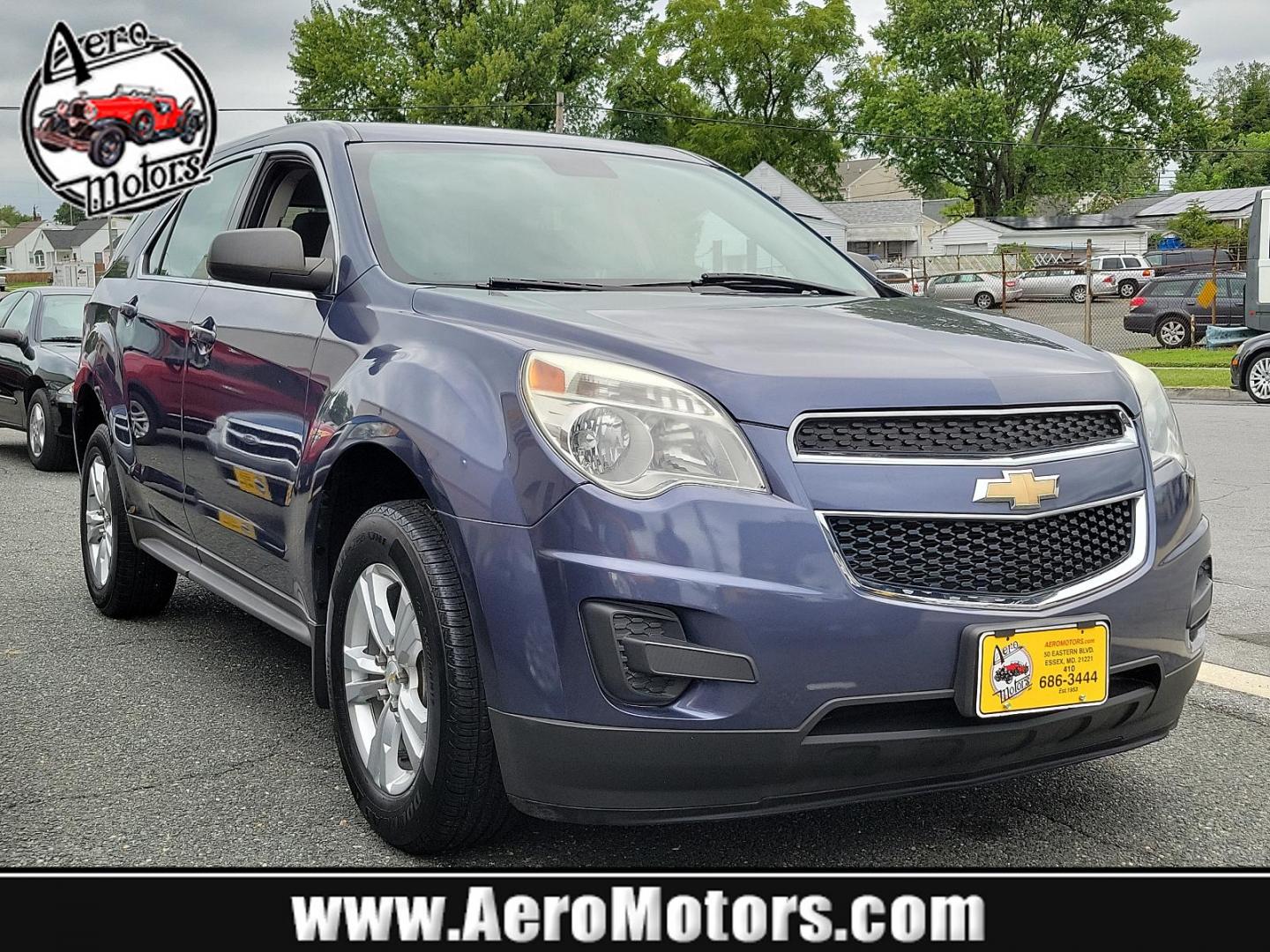 2013 Atlantis Blue Metallic /Jet Black - AFH Chevrolet Equinox LS (2GNALBEK2D6) with an ENGINE, 2.4L DOHC 4-CYLINDER SIDI (SPARK IGNITION DIRECT INJECTION) engine, located at 50 Eastern Blvd., Essex, MD, 21221, (410) 686-3444, 39.304367, -76.484947 - Make a bold statement with this exquisite 2013 Chevrolet Equinox LS FWD 4DR LS. Adorned with an alluring Atlantis Blue Metallic exterior and a sleek Jet Black interior, this vehicle redefines style and comfort in the auto industry. Under the hood, it houses a powerful 2.4L DOHC 4-Cylinder SIDI (Spar - Photo#0