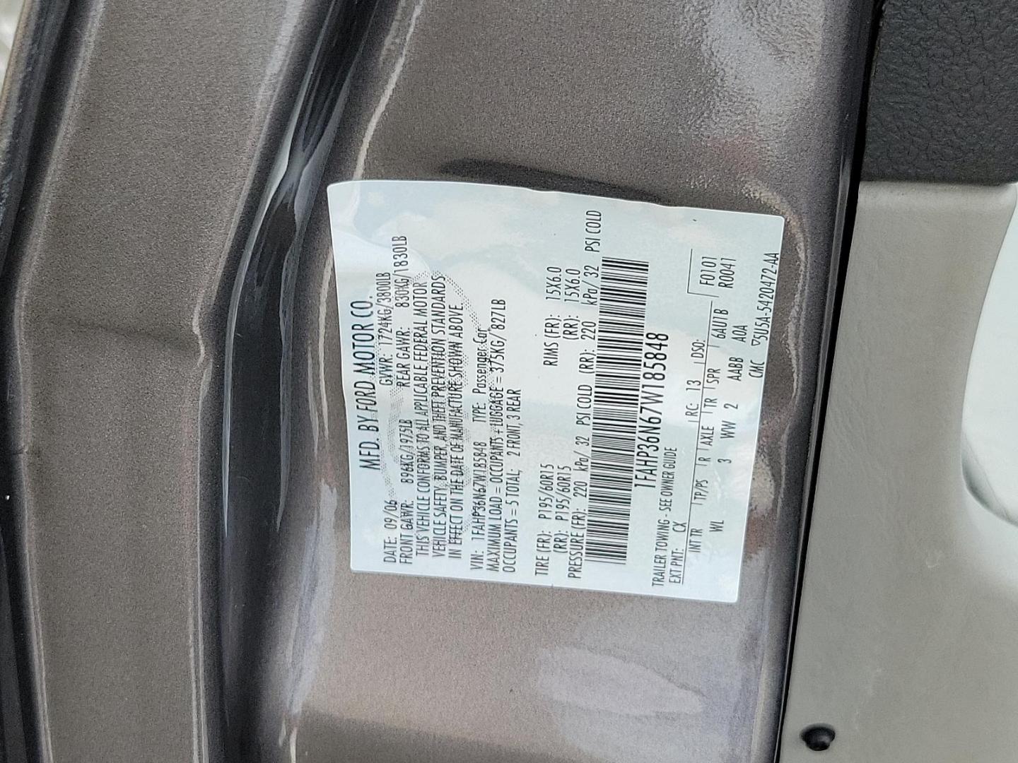 2007 Liquid Grey Metallic - CX /Dark Pebble/Light Pebble - P Ford Focus SES (1FAHP36N67W) with an 2.0L DOHC SMPI I4 DURATEC 20E ENGINE engine, located at 50 Eastern Blvd., Essex, MD, 21221, (410) 686-3444, 39.304367, -76.484947 - Step into excellent driving performance with this superb 2007 Ford Focus SES 4DR WGN SES *ltd avail*. Radiating in a stylish Liquid Grey Metallic - CX exterior, this vehicle boasts an immaculate Dark Pebble/Light Pebble - P interior that complements its overall aesthetic appeal. Powered by a robust - Photo#24