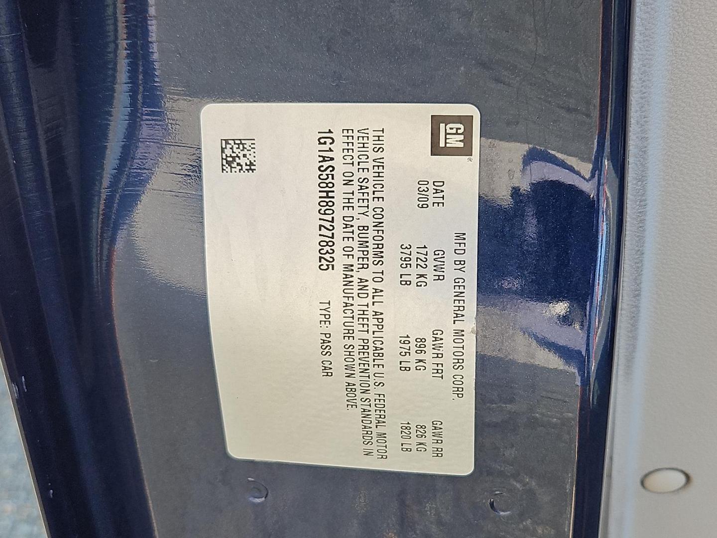 2009 Imperial Blue Metallic - 37U /Gray - 14B Chevrolet Cobalt LS (1G1AS58H897) with an ENGINE, ECOTEC 2.2L CONTINUOUS VARIABLE VALVE TIMING DOHC 4-CYLINDER MFI engine, located at 50 Eastern Blvd., Essex, MD, 21221, (410) 686-3444, 39.304367, -76.484947 - Discover the thrill of driving with our 2009 Chevrolet Cobalt LS 4dr Sedan LS, beautifully showcased in an imperial blue metallic exterior. The interior, finished with a sophisticated gray, offers an elegant contrast. Under its sleek hood lies a robust ECOTEC 2.2L Continuous Variable Valve Timing DO - Photo#22