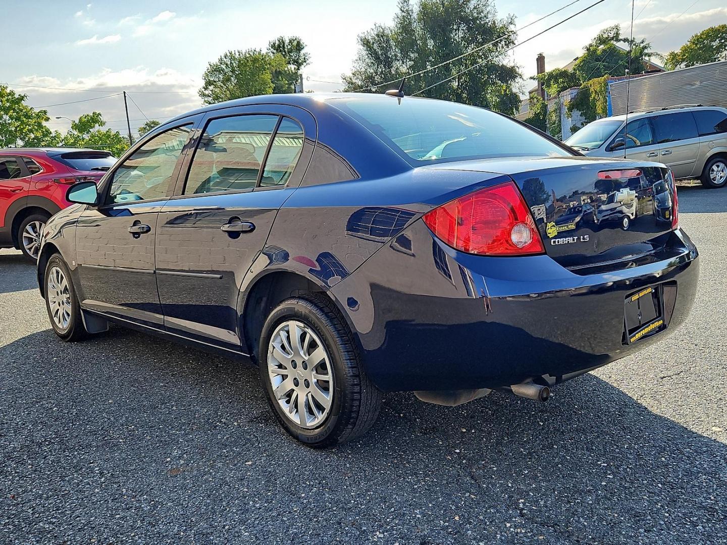 2009 Imperial Blue Metallic - 37U /Gray - 14B Chevrolet Cobalt LS (1G1AS58H897) with an ENGINE, ECOTEC 2.2L CONTINUOUS VARIABLE VALVE TIMING DOHC 4-CYLINDER MFI engine, located at 50 Eastern Blvd., Essex, MD, 21221, (410) 686-3444, 39.304367, -76.484947 - Discover the thrill of driving with our 2009 Chevrolet Cobalt LS 4dr Sedan LS, beautifully showcased in an imperial blue metallic exterior. The interior, finished with a sophisticated gray, offers an elegant contrast. Under its sleek hood lies a robust ECOTEC 2.2L Continuous Variable Valve Timing DO - Photo#3