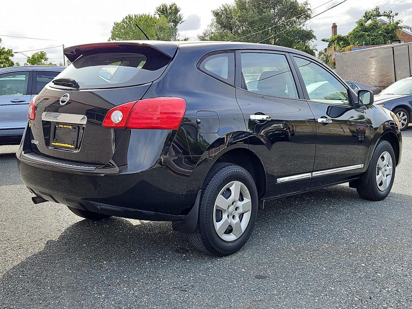 2012 Super Black - KH3 /Black - G Nissan Rogue S (JN8AS5MT0CW) with an 2.5L DOHC SMPI 16-valve I4 engine engine, located at 50 Eastern Blvd., Essex, MD, 21221, (410) 686-3444, 39.304367, -76.484947 - Presenting a superb 2012 Nissan Rogue S fwd 4dr s, beautifully finished in classic Super Black exterior matched with an elegant black interior. This dynamic SUV pulses with strength, driven by a 2.5l dohc smpi 16-valve i4 engine that masterfully balances power and fuel efficiency. The performance is - Photo#3