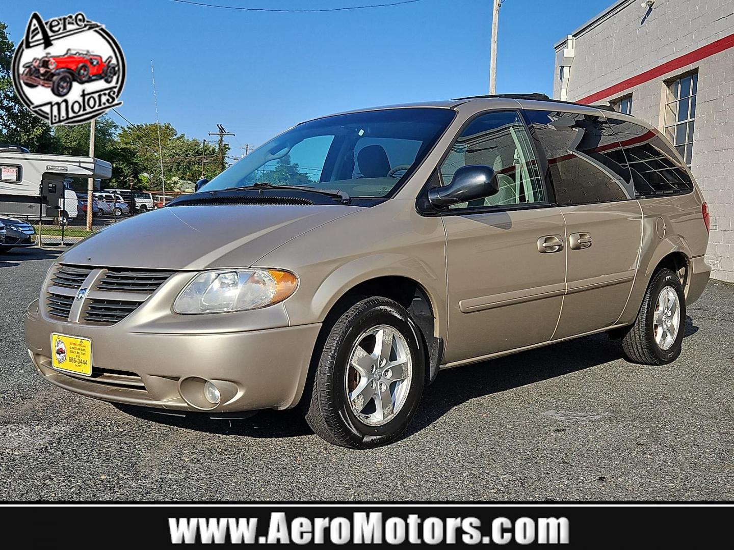 2006 Linen Gold Metallic Pearl - PYG /Dark Khaki/Lt Gray Stone - J1 Dodge Grand Caravan SXT (2D4GP44L66R) with an 3.8L OHV V6 ENGINE engine, located at 50 Eastern Blvd., Essex, MD, 21221, (410) 686-3444, 39.304367, -76.484947 - Introducing the 2006 Dodge Grand Caravan SXT, a classic family vehicle renowned for its reliability. The model available sports a sophisticated Linen Gold Metallic Pearl - PYG exterior, subtly complemented by a unique Dark Khaki/Lt Gray Stone - J1 interior, offering a premium look both inside and ou - Photo#0