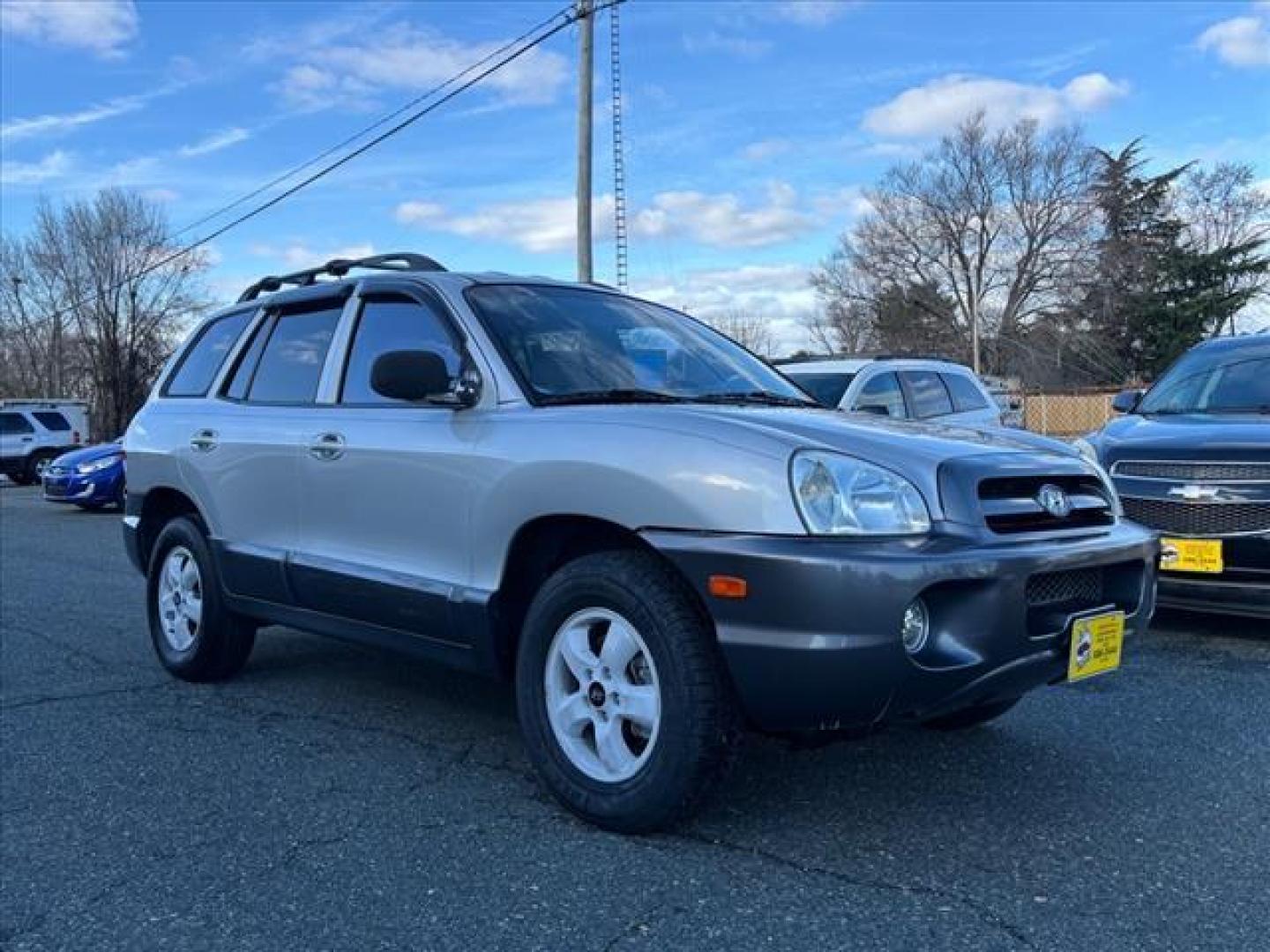 2005 Silver Hyundai SANTA FE GLS (KM8SC73D15U) with an 2.7L 6 Cylinder Fuel Injected engine, 4X4 transmission, located at 50 Eastern Blvd., Essex, MD, 21221, (410) 686-3444, 39.304367, -76.484947 - Photo#7