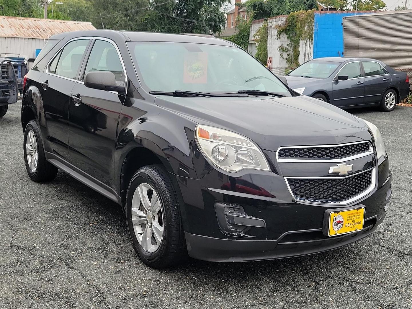 2011 Black - GBA /Light Titanium/Jet Black - AFI Chevrolet Equinox LS (2CNFLCEC8B6) with an ENGINE, 2.4L DOHC, 4-CYLINDER SIDI (SPARK IGNITION DIRECT INJECTION) engine, located at 50 Eastern Blvd., Essex, MD, 21221, (410) 686-3444, 39.304367, -76.484947 - Discover the 2011 Chevrolet Equinox LS AWD 4DR LS, a powerhouse of performance, versatility and style. Decked out in a classy black exterior, the Equinox LS leaves an unforgettable impression on every road it conquers. Inside, the light titanium/jet-black interior of this SUV delivers an immersive, - Photo#2