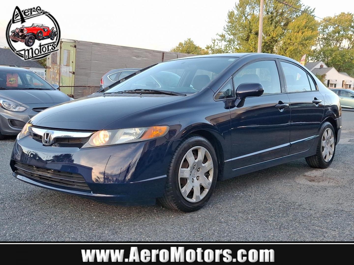 2008 Royal Blue Pearl - BL /Gray - GR Honda Civic Sdn LX (2HGFA16518H) with an 1.8L SOHC MPFI 16-valve i-VTEC I4 engine engine, located at 50 Eastern Blvd., Essex, MD, 21221, (410) 686-3444, 39.304367, -76.484947 - Presenting our stunning 2008 Honda Civic Sdn LX 4DR Auto LX, coated in a captivating blue exterior. The heart of this magnificent ride is a powerful 1.8L SOHC MPFI 16-Valve i-VTEC I4 Engine that delivers amazing performance and excellent fuel efficiency. This masterfully engineered vehicle captures - Photo#0