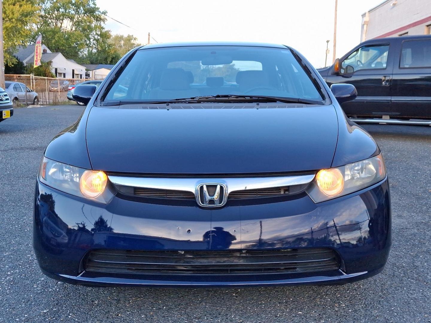 2008 Royal Blue Pearl - BL /Gray - GR Honda Civic Sdn LX (2HGFA16518H) with an 1.8L SOHC MPFI 16-valve i-VTEC I4 engine engine, located at 50 Eastern Blvd., Essex, MD, 21221, (410) 686-3444, 39.304367, -76.484947 - Presenting our stunning 2008 Honda Civic Sdn LX 4DR Auto LX, coated in a captivating blue exterior. The heart of this magnificent ride is a powerful 1.8L SOHC MPFI 16-Valve i-VTEC I4 Engine that delivers amazing performance and excellent fuel efficiency. This masterfully engineered vehicle captures - Photo#1