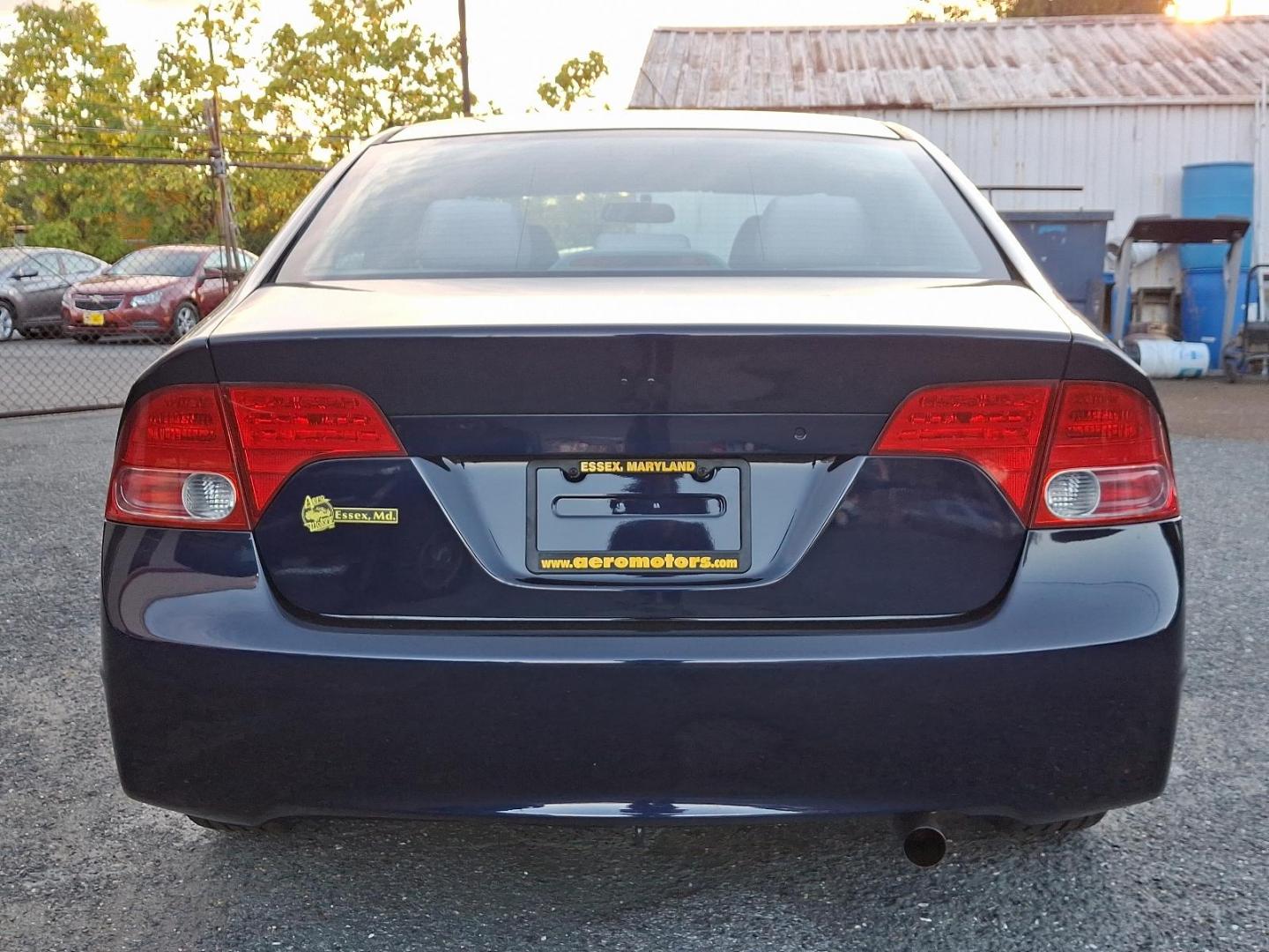 2008 Royal Blue Pearl - BL /Gray - GR Honda Civic Sdn LX (2HGFA16518H) with an 1.8L SOHC MPFI 16-valve i-VTEC I4 engine engine, located at 50 Eastern Blvd., Essex, MD, 21221, (410) 686-3444, 39.304367, -76.484947 - Presenting our stunning 2008 Honda Civic Sdn LX 4DR Auto LX, coated in a captivating blue exterior. The heart of this magnificent ride is a powerful 1.8L SOHC MPFI 16-Valve i-VTEC I4 Engine that delivers amazing performance and excellent fuel efficiency. This masterfully engineered vehicle captures - Photo#4