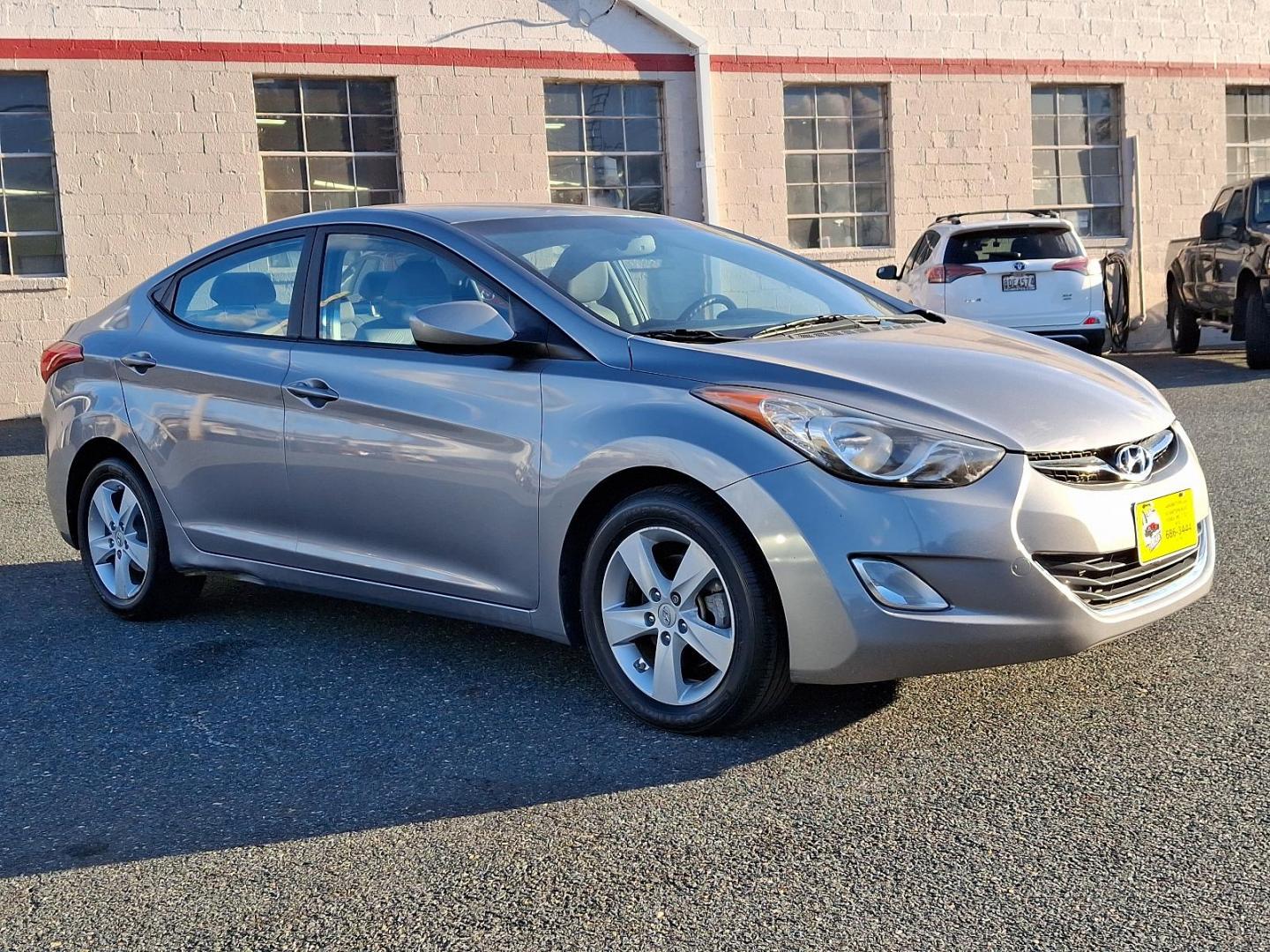 2013 Titanium Gray Metallic - N5S /Gray - RAS Hyundai Elantra GLS PZEV (KMHDH4AE6DU) with an 1.8L DOHC MPFI D-CVVT 16-valve I4 engine engine, located at 50 Eastern Blvd., Essex, MD, 21221, (410) 686-3444, 39.304367, -76.484947 - Elevate your driving experience with this sleek 2013 Hyundai Elantra GLS PZEV. Radiating an alluring sense of sophistication, it boasts a titanium gray metallic exterior complemented beautifully by a tastefully subdued gray interior. Powered by a robust 1.8L DOHC MPFI D-CVVT 16-valve I4 engine, this - Photo#2