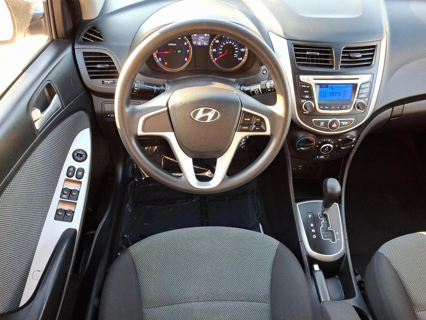 2014 Triathlon Gray Metallic - N9S /Black - RY Hyundai Accent GS (KMHCT5AEXEU) with an Engine: 1.6L DOHC 16-Valve I-4 GDI -inc: Dual Continuously Variable Valve Timing (D-CVVT), variable induction system and aluminum block and head engine, located at 50 Eastern Blvd., Essex, MD, 21221, (410) 686-3444, 39.304367, -76.484947 - Showcasing a stylish 2014 Hyundai Accent GS 5-Door HB Auto GS, finished in an upscale Triathlon Gray Metallic exterior complimented by a sleek Black interior. This compact car is equipped with a robust 1.6L DOHC 16-valve I-4 GDI engine, featuring dual continuously variable valve timing (D-CVVT) for - Photo#10