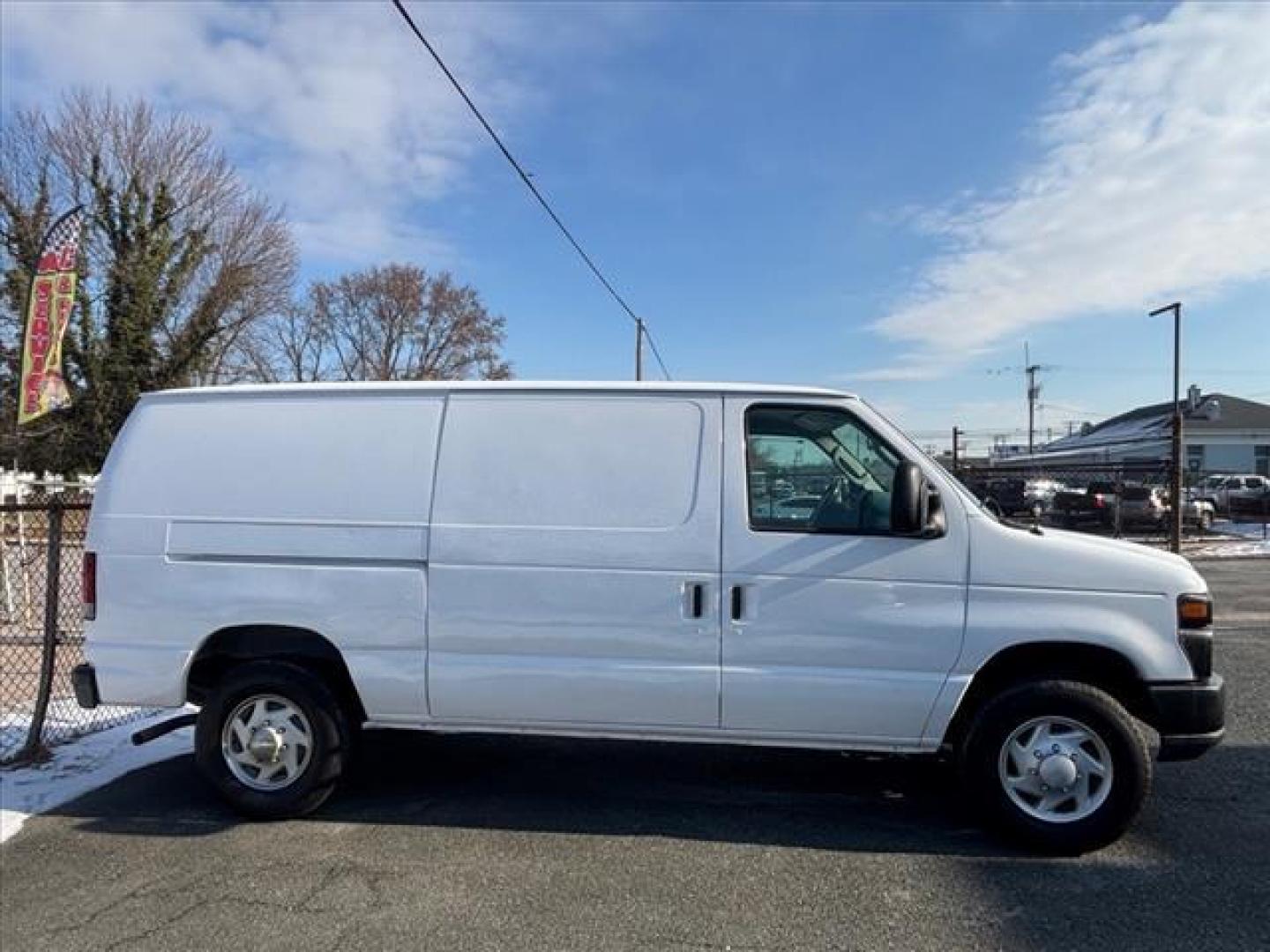 2008 White Ford E-Series E-250 (1FTNE24W08D) with an 4.6L 8 Cylinder Sequential-Port F.I. engine, Automatic transmission, located at 50 Eastern Blvd., Essex, MD, 21221, (410) 686-3444, 39.304367, -76.484947 - Photo#1