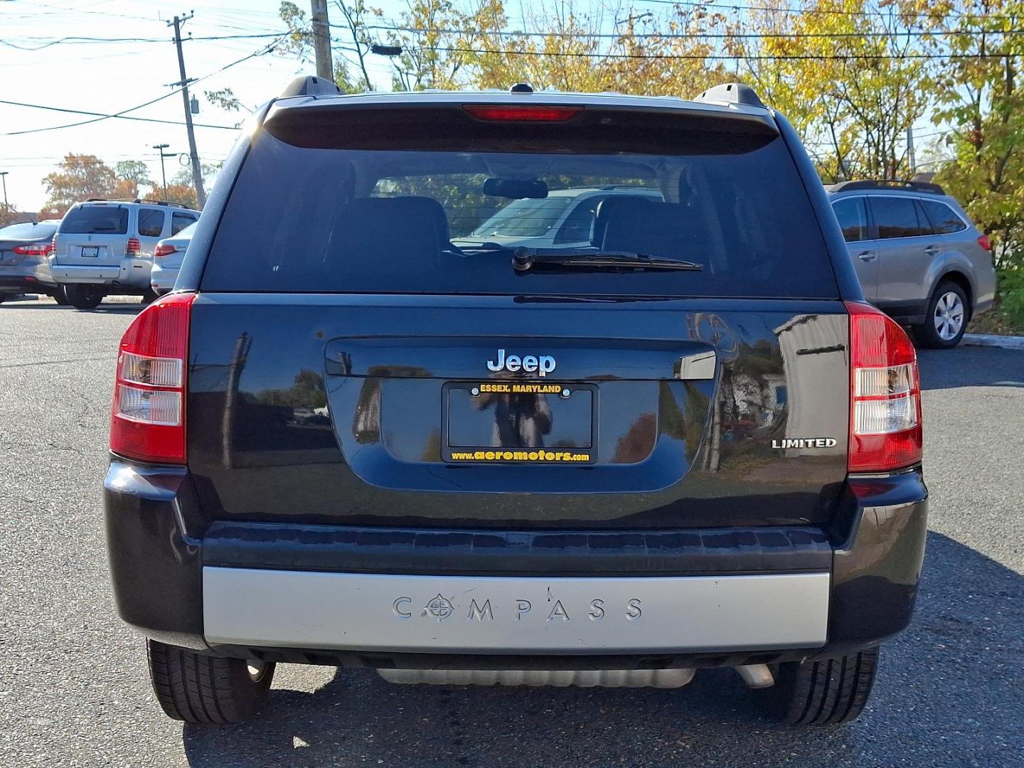 2008 Brilliant Blk Crystal Pearl - PXR /Dark Slate Gray - DV Jeep Compass Limited (1J8FT57W08D) with an 2.4L DOHC 16V I4 DUAL VVT ENGINE engine, located at 50 Eastern Blvd., Essex, MD, 21221, (410) 686-3444, 39.304367, -76.484947 - Discover the thrill of navigating any terrain with this robust 2008 Jeep Compass Limited FWD 4DR Limited. Dressed in a brilliant black crystal pearl exterior that complements its dark slate gray interior, this vehicle stands as a model of Jeep's commitment to durability and aesthetics. Powered by a - Photo#4