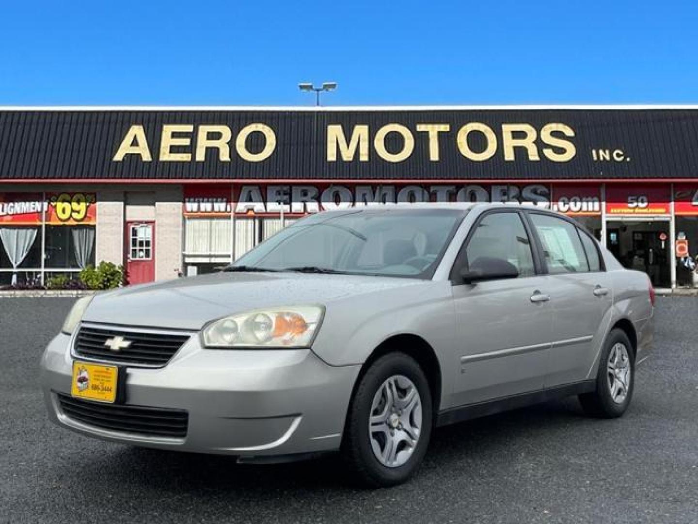 2006 Silver Chevrolet Malibu LS (1G1ZS51F36F) with an 2.2L 4 Cylinder Fuel Injected engine, Automatic transmission, located at 50 Eastern Blvd., Essex, MD, 21221, (410) 686-3444, 39.304367, -76.484947 - Photo#0