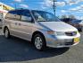 2004 Starlight Silver Metallic - SI /Quartz - QZ Honda Odyssey EX-L NAVI (5FNRL18764B) with an 3.5L SOHC MPFI 24-valve VTEC V6 engine engine, located at 50 Eastern Blvd., Essex, MD, 21221, (410) 686-3444, 39.304367, -76.484947 - Introducing the 2004 Honda Odyssey EX-L NAVI, a harmonious blend of style, function, and technology. Coated in an elegant gray exterior, this 5-door versatile ride pledges both aesthetic appeal and quality driving experiences. Its strong heart pulses in the form of a robust 3.5L SOHC MPFI 24-valve V - Photo#2