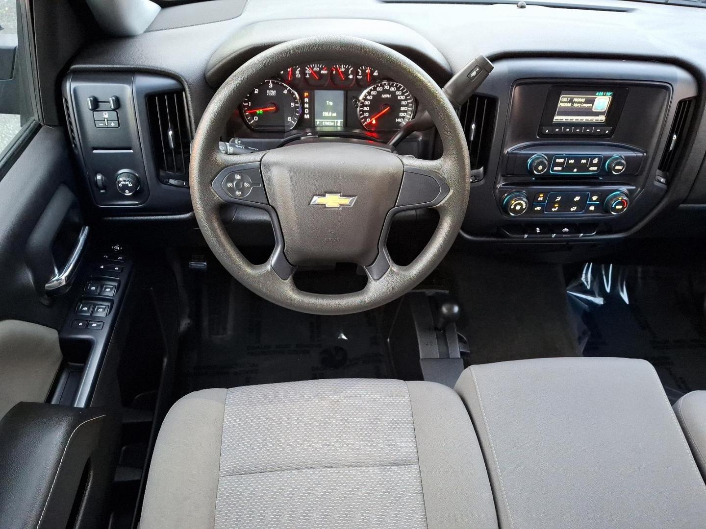 2015 Black - GBA /Dark Ash with Jet Black Interior Accents - H2R Chevrolet Silverado 1500 LS (1GCVKPEC2FZ) with an ENGINE, 5.3L ECOTEC3 V8 WITH ACTIVE FUEL MANAGEMENT, DIRECT INJECTION AND VARIABLE VALVE TIMING engine, located at 50 Eastern Blvd., Essex, MD, 21221, (410) 686-3444, 39.304367, -76.484947 - Introducing the 2015 Chevrolet Silverado 1500 LS 4WD Double Cab, a robust and reliable truck that combines strength with modern comfort. Finished in a sleek black exterior, this Silverado exudes a commanding presence on and off the road. Inside, you'll find a well-appointed cabin featuring dark ash - Photo#10