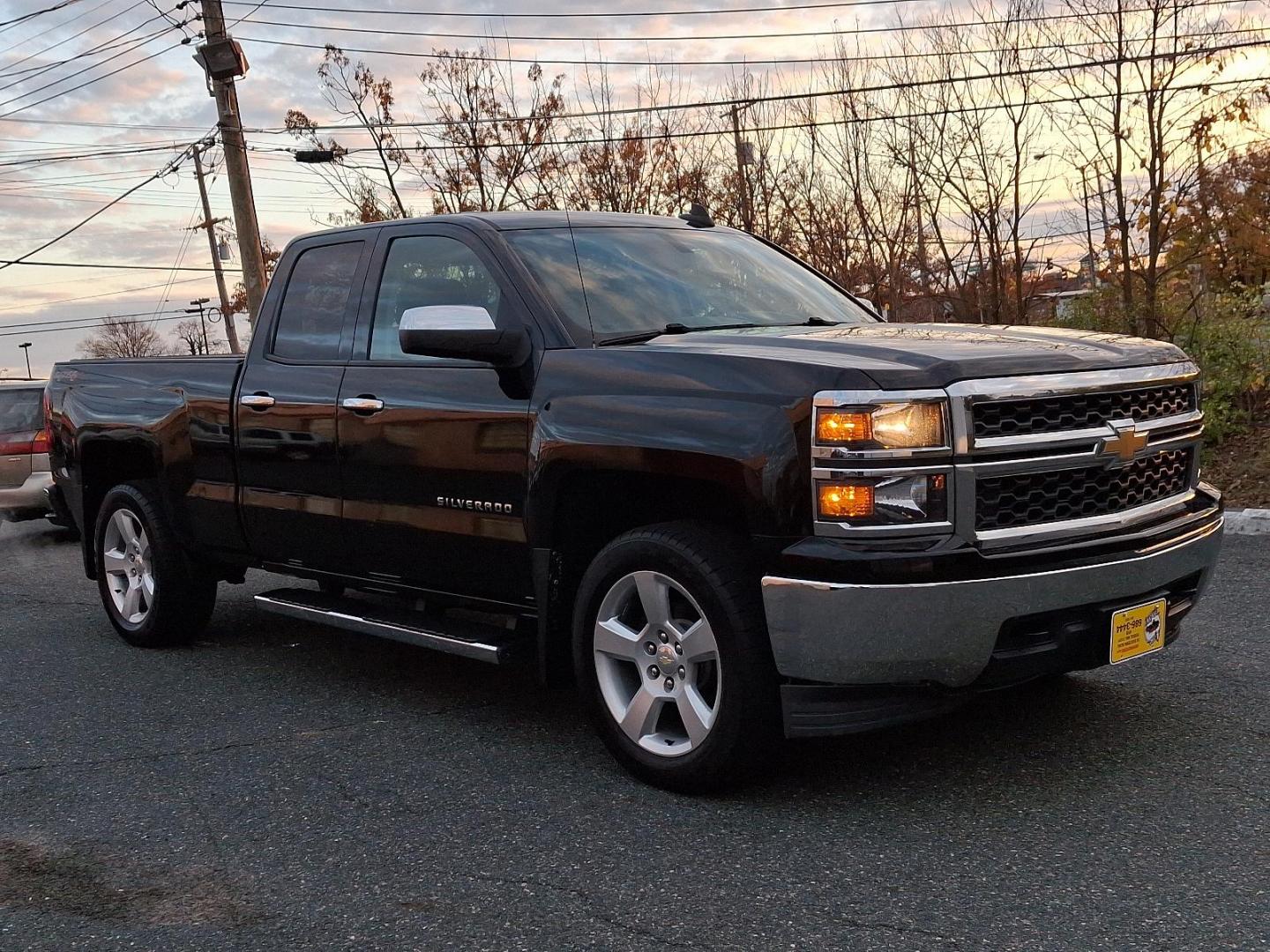 2015 Black - GBA /Dark Ash with Jet Black Interior Accents - H2R Chevrolet Silverado 1500 LS (1GCVKPEC2FZ) with an ENGINE, 5.3L ECOTEC3 V8 WITH ACTIVE FUEL MANAGEMENT, DIRECT INJECTION AND VARIABLE VALVE TIMING engine, located at 50 Eastern Blvd., Essex, MD, 21221, (410) 686-3444, 39.304367, -76.484947 - Introducing the 2015 Chevrolet Silverado 1500 LS 4WD Double Cab, a robust and reliable truck that combines strength with modern comfort. Finished in a sleek black exterior, this Silverado exudes a commanding presence on and off the road. Inside, you'll find a well-appointed cabin featuring dark ash - Photo#2