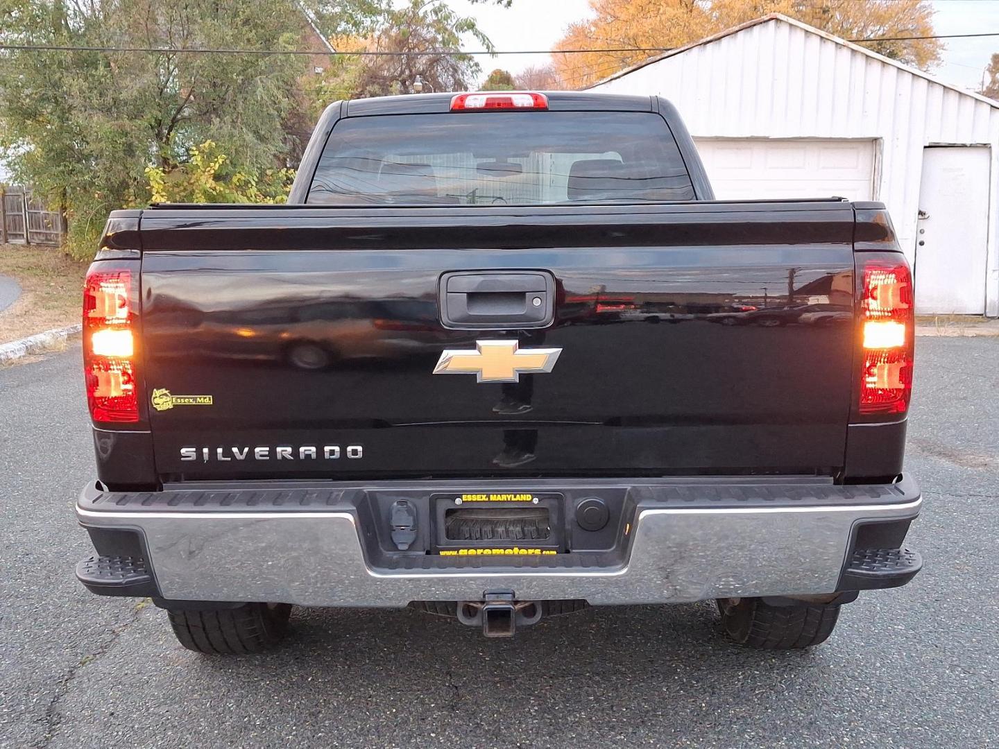 2015 Black - GBA /Dark Ash with Jet Black Interior Accents - H2R Chevrolet Silverado 1500 LS (1GCVKPEC2FZ) with an ENGINE, 5.3L ECOTEC3 V8 WITH ACTIVE FUEL MANAGEMENT, DIRECT INJECTION AND VARIABLE VALVE TIMING engine, located at 50 Eastern Blvd., Essex, MD, 21221, (410) 686-3444, 39.304367, -76.484947 - Introducing the 2015 Chevrolet Silverado 1500 LS 4WD Double Cab, a robust and reliable truck that combines strength with modern comfort. Finished in a sleek black exterior, this Silverado exudes a commanding presence on and off the road. Inside, you'll find a well-appointed cabin featuring dark ash - Photo#4