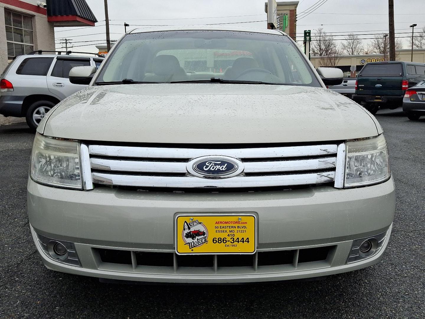 2008 Light Sage Metallic - NH /Camel - C Ford Taurus SEL (1FAHP24WX8G) with an 3.5L DOHC SMPI 24-VALVE V6 DURATEC ENGINE engine, located at 50 Eastern Blvd., Essex, MD, 21221, (410) 686-3444, 39.304367, -76.484947 - Discover the perfect blend of style, comfort, and performance with this 2008 Ford Taurus SEL. Featuring a sophisticated tan exterior, this sedan is a timeless addition to any driveway. Under the hood, you'll find a robust 3.5L DOHC SMPI 24-valve V6 Duratec engine, delivering a smooth and powerful dr - Photo#1