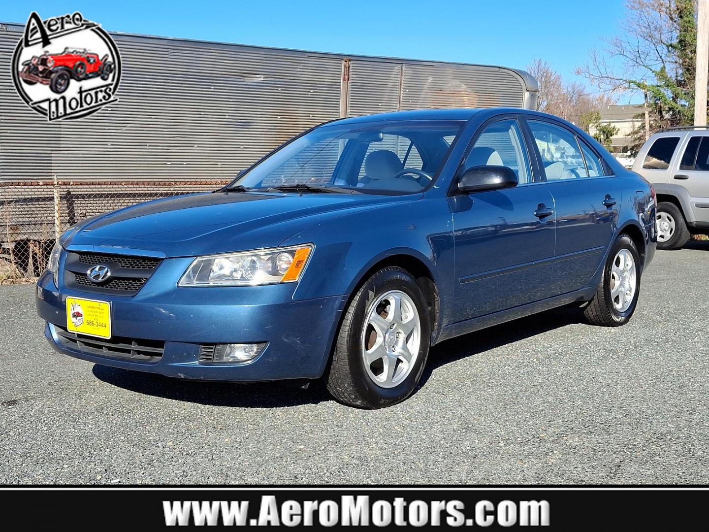 2006 BLUE HYUNDAI SONATA (1NPEU46C46H) , located at 50 Eastern Blvd., Essex, MD, 21221, (410) 686-3444, 39.304367, -76.484947 - Introducing the 2006 Hyundai Sonata, a spacious and reliable sedan designed to elevate your driving experience. Finished in a striking blue exterior, this Sonata combines style with practicality, making it an ideal choice for both urban commuting and weekend adventures. Under the hood, the efficie - Photo#0