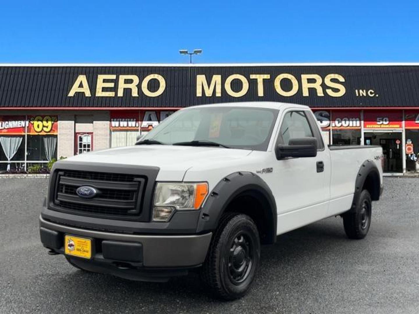 2013 White Ford F-150 XL (1FTMF1EM7DK) with an 3.7L 3.7L Flex Fuel V6 302hp 278ft. lbs. Sequential-Port F.I. engine, 6-Speed Automatic transmission, located at 50 Eastern Blvd., Essex, MD, 21221, (410) 686-3444, 39.304367, -76.484947 - Photo#0