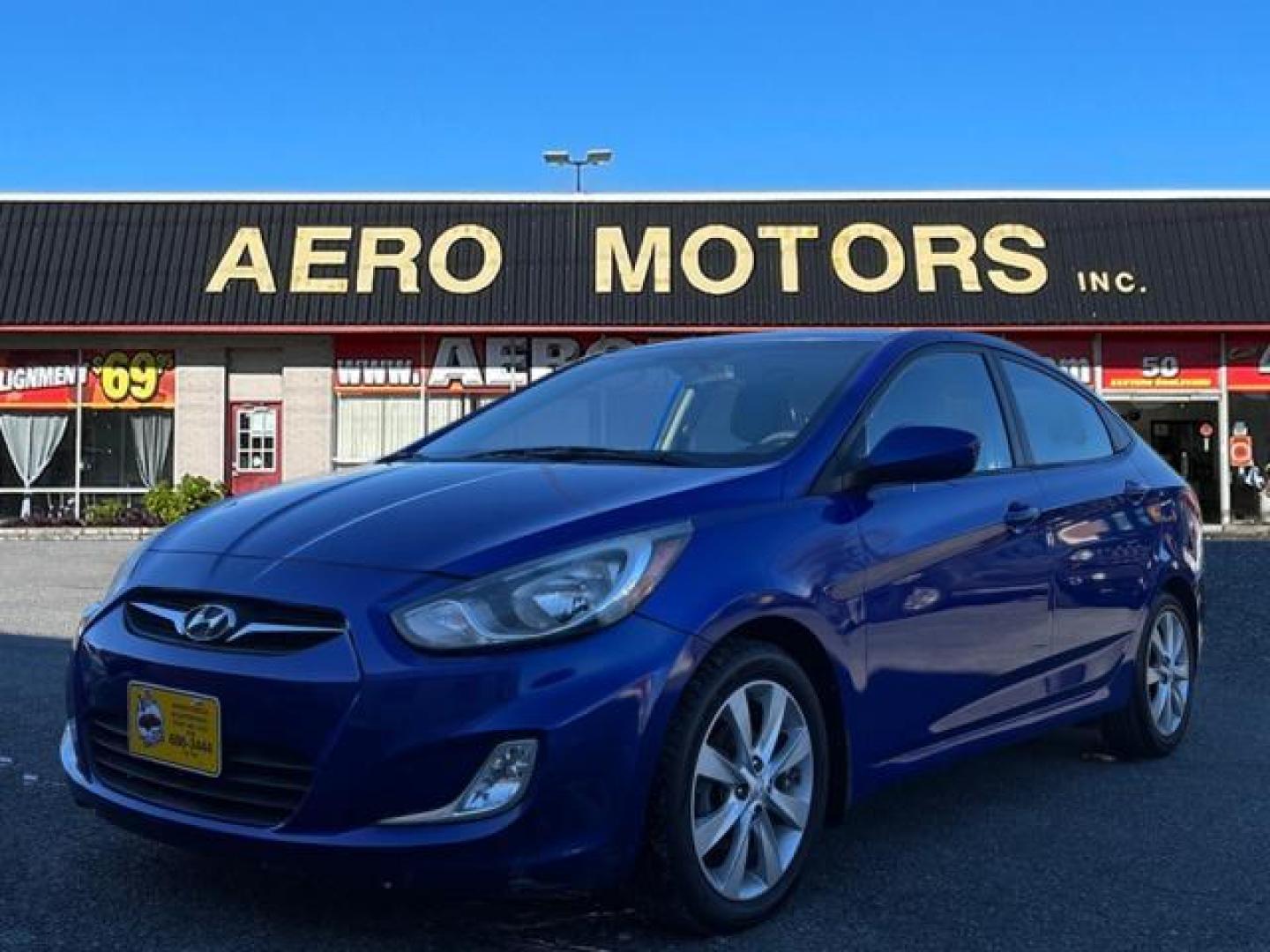 2012 Blue Hyundai ACCENT GLS (KMHCU4AE4CU) with an 1.6L 4 Cylinder Fuel Injected engine, Not Specified transmission, located at 50 Eastern Blvd., Essex, MD, 21221, (410) 686-3444, 39.304367, -76.484947 - Photo#0