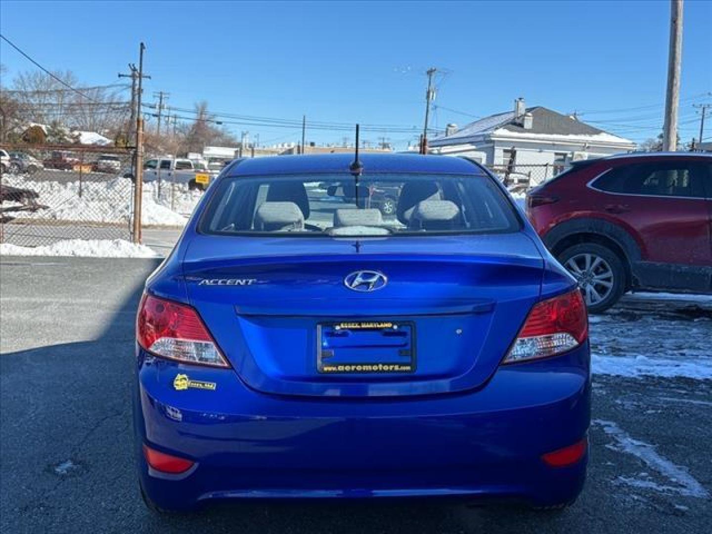 2012 Blue Hyundai ACCENT GLS (KMHCU4AE4CU) with an 1.6L 4 Cylinder Fuel Injected engine, Not Specified transmission, located at 50 Eastern Blvd., Essex, MD, 21221, (410) 686-3444, 39.304367, -76.484947 - Photo#3