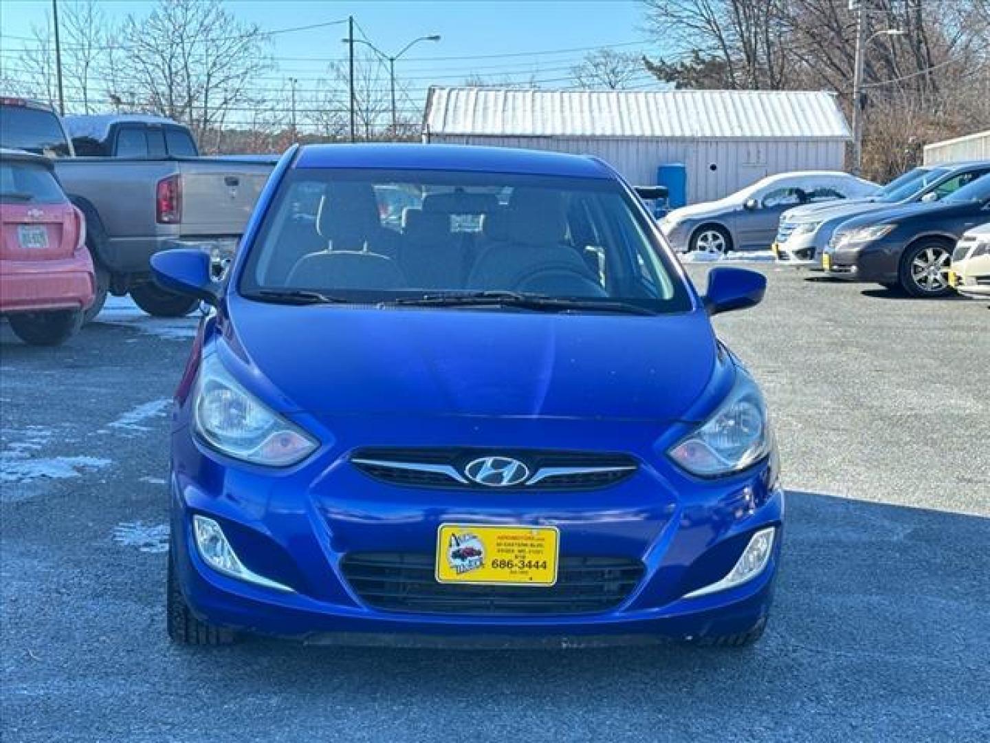 2012 Blue Hyundai ACCENT GLS (KMHCU4AE4CU) with an 1.6L 4 Cylinder Fuel Injected engine, Not Specified transmission, located at 50 Eastern Blvd., Essex, MD, 21221, (410) 686-3444, 39.304367, -76.484947 - Photo#7