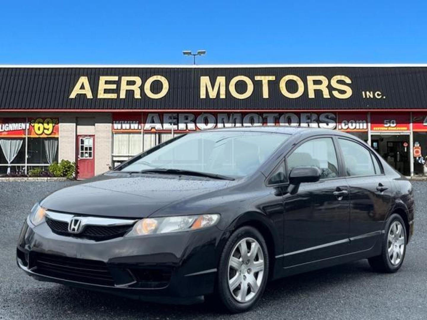 2009 Black Honda Civic LX (2HGFA16539H) with an 1.8L 4 Cylinder Fuel Injected engine, Automatic transmission, located at 50 Eastern Blvd., Essex, MD, 21221, (410) 686-3444, 39.304367, -76.484947 - Photo#0