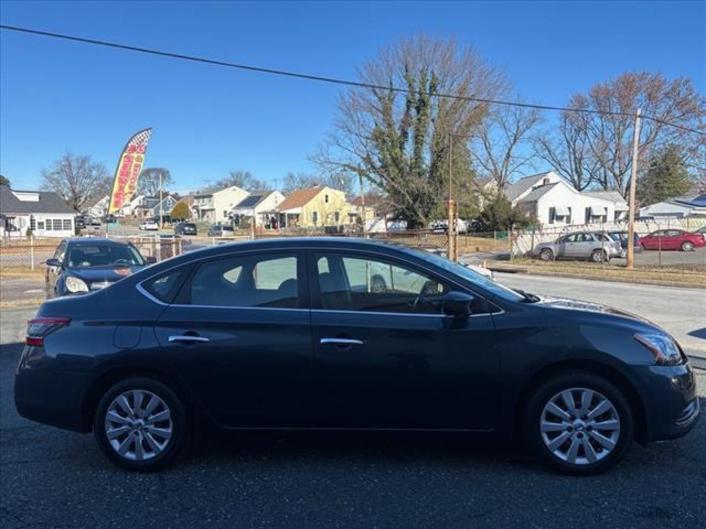 2013 Blue Nissan Sentra SV (3N1AB7AP8DL) with an 1.8L 1.8L I4 130hp 128ft. lbs. Sequential-Port F.I. engine, CVT transmission, located at 50 Eastern Blvd., Essex, MD, 21221, (410) 686-3444, 39.304367, -76.484947 - Photo#5