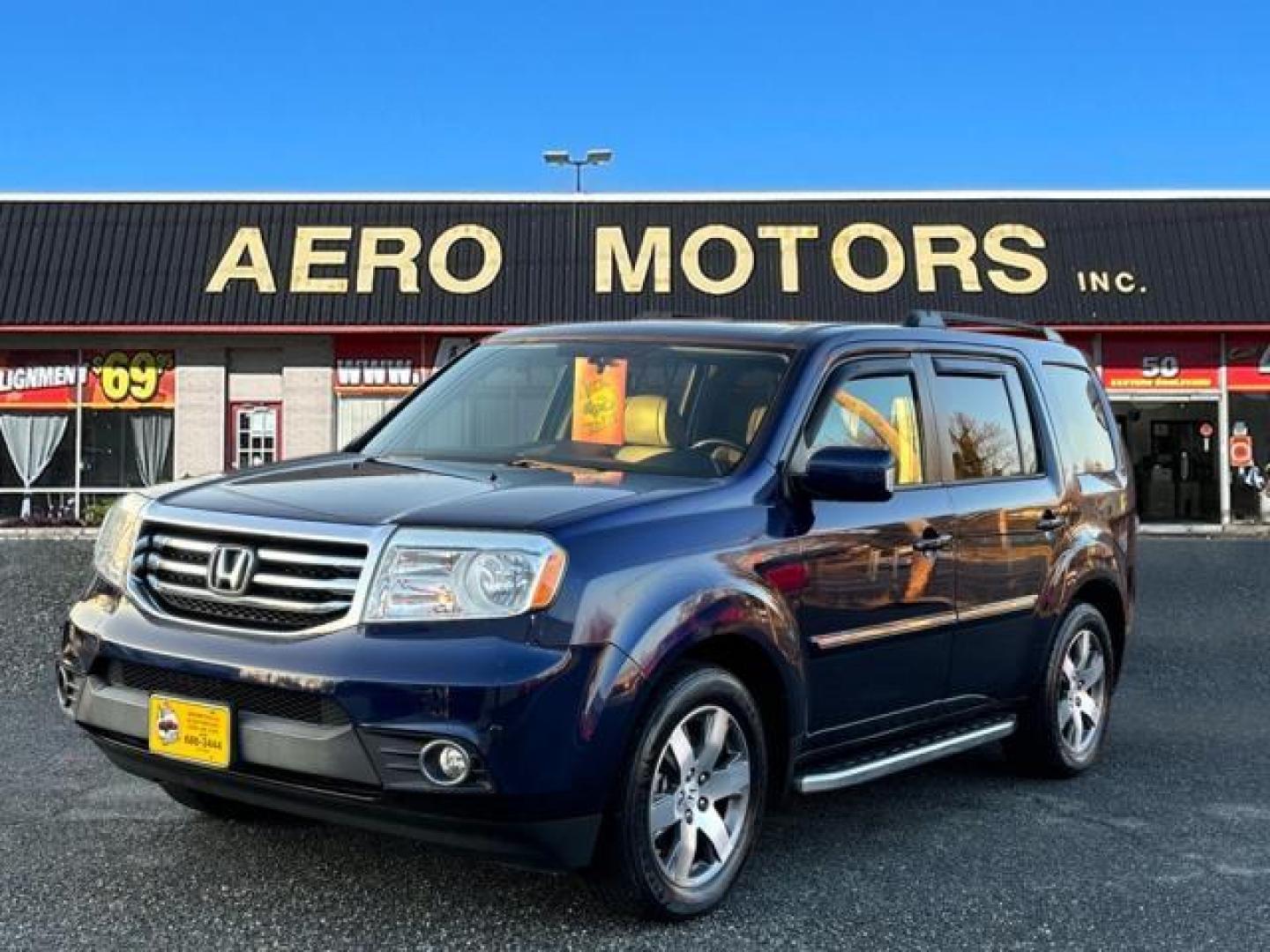 2013 Blue Honda Pilot Touring (5FNYF4H99DB) with an 3.5L 6 Cylinder Sequential-Port F.I. engine, AWD transmission, located at 50 Eastern Blvd., Essex, MD, 21221, (410) 686-3444, 39.304367, -76.484947 - Photo#0