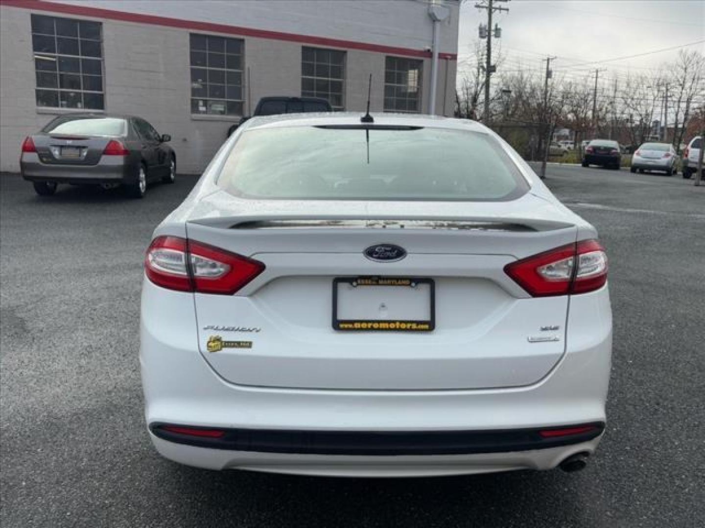 2016 White Ford Fusion SE (3FA6P0HD6GR) with an 1.5L 4 Cylinder Turbocharged engine, Automatic transmission, located at 50 Eastern Blvd., Essex, MD, 21221, (410) 686-3444, 39.304367, -76.484947 - Photo#2