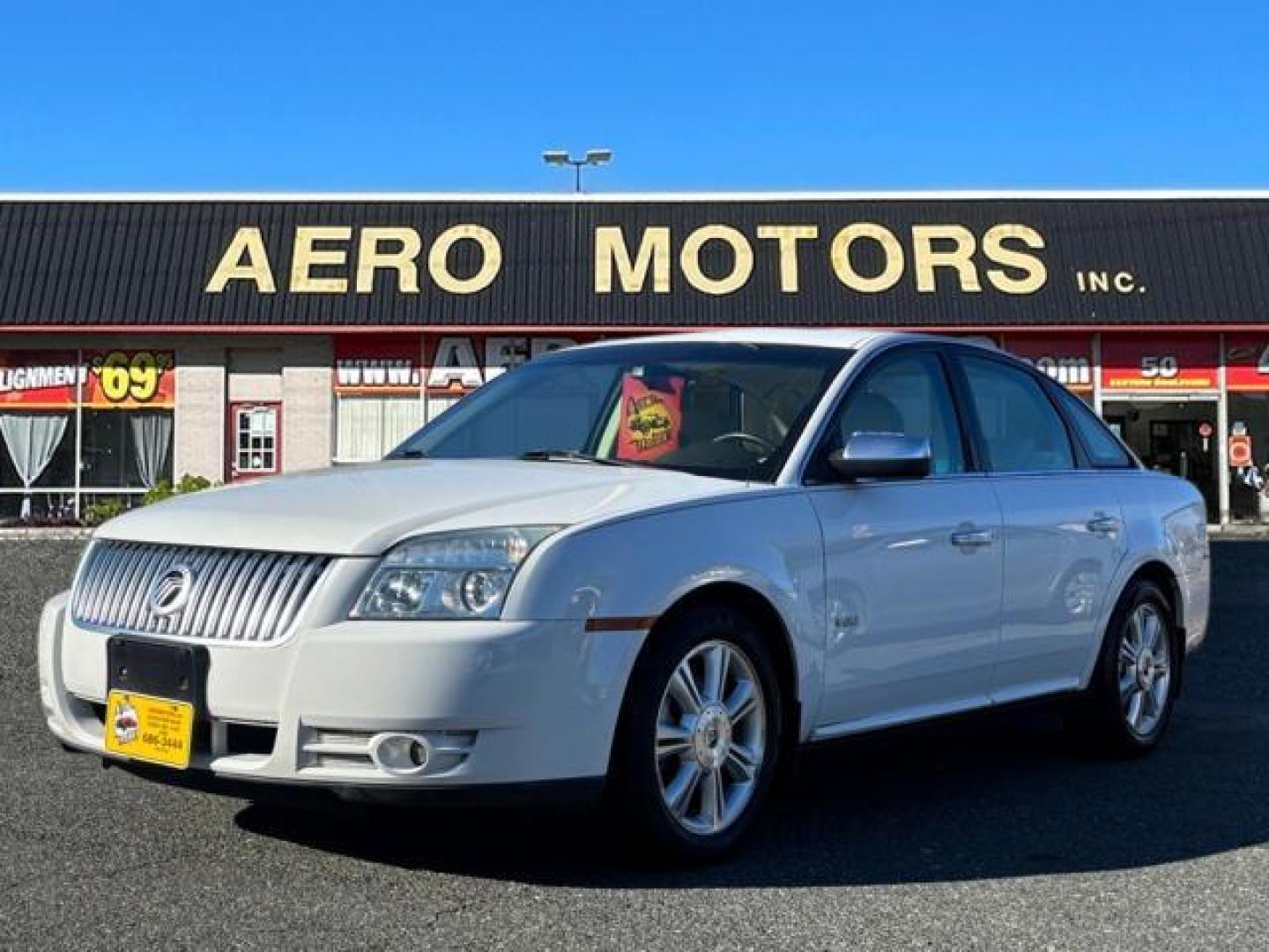 2008 White Mercury Sable Premier (1MEHM42W88G) with an 3.5L 6 Cylinder Fuel Injected engine, Automatic transmission, located at 50 Eastern Blvd., Essex, MD, 21221, (410) 686-3444, 39.304367, -76.484947 - Photo#0