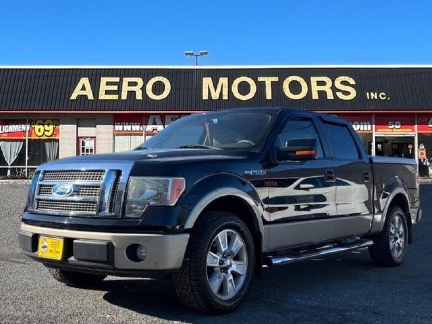 2009 Black Ford F-150 Lariat (1FTPW12V19F) with an 5.4L Triton 5.4L Flex Fuel V8 320hp 390ft. lbs. Sequential-Port F.I. engine, 6-Speed Automatic transmission, located at 50 Eastern Blvd., Essex, MD, 21221, (410) 686-3444, 39.304367, -76.484947 - Photo#0